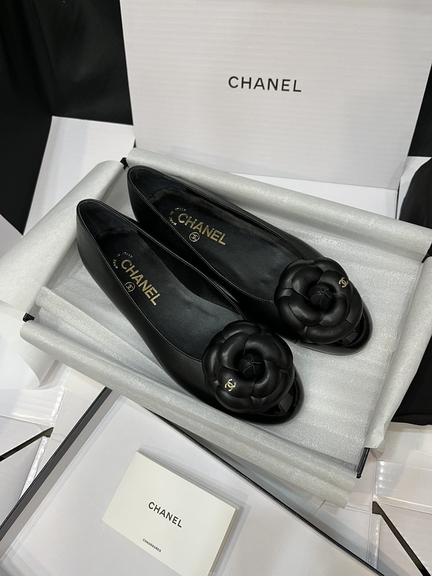 Chanel Sapatos de Camada Única Couro de vaca genuíno