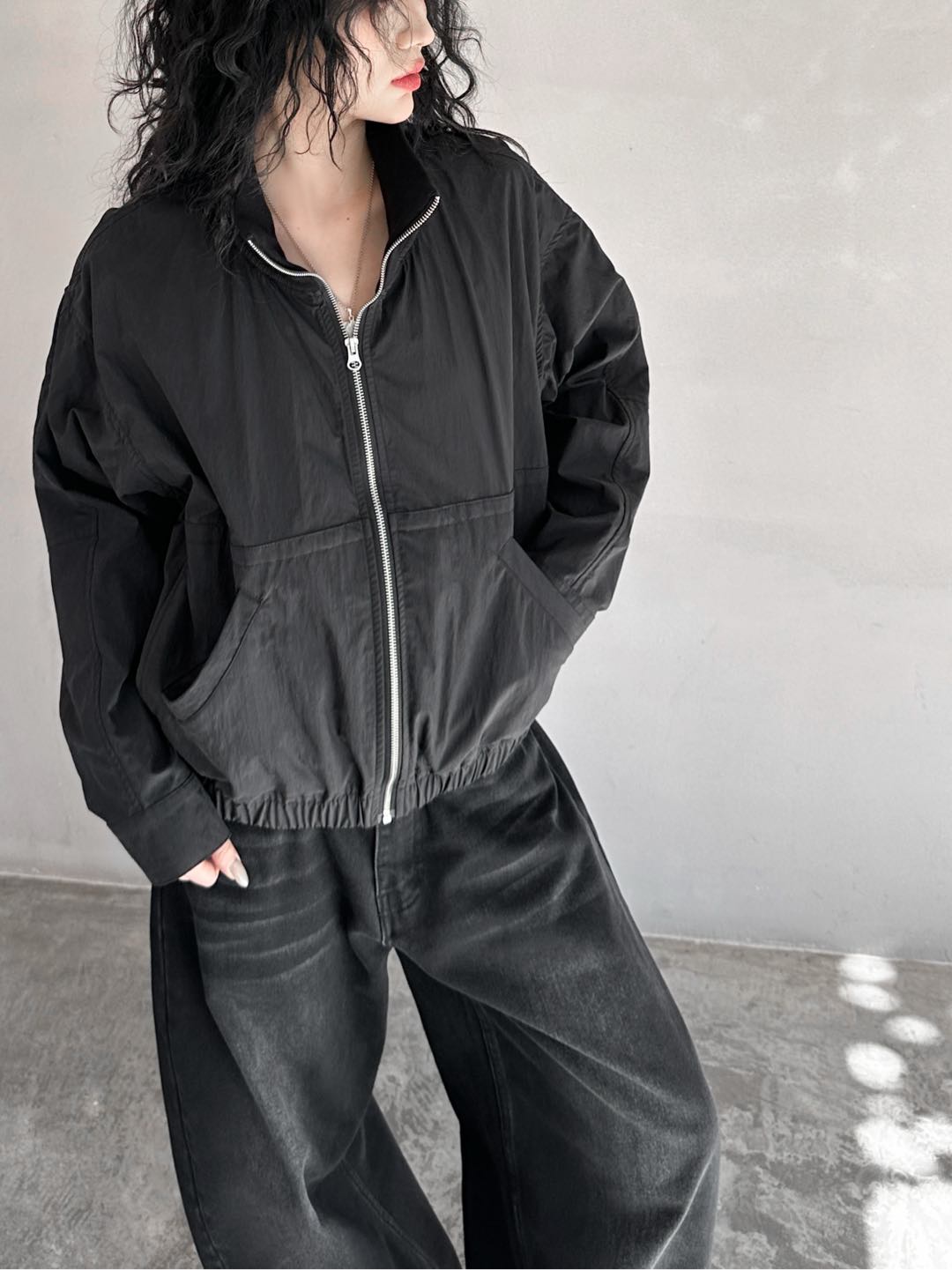 NO:295965,MM6｜New jacket, imported recycled fiber fabric, sporty style makes it look slim and tall, fake two-piece design, spliced ​​vest full wear, size Sml, masion magiela, jackets & coats, alexander wang19860909MM6｜新款夹克,进口再生纤维面布,运动版型显瘦显高,假两件设计,拼接马甲实穿性满分,尺码Sml,,masion margiela,jackets & coats,alexander wang,Women's clothing
