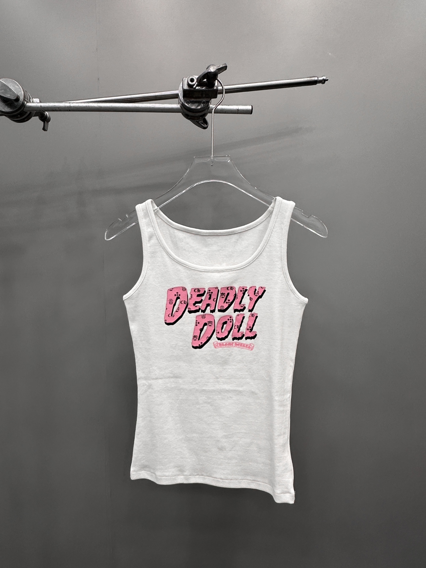 NO:311410,Croxin｜New printed vest, 94 cotton, 6 spandex, classic letter printing, slim fit and slim, casual and fashionable, size SML, chrome hearts, alexander wang19860909克罗心｜新款印花背心,94棉,6氨纶,经典字母印花,修身显瘦,休闲时尚, 尺码SML,,chrome hearts,alexander wang,Women's clothing