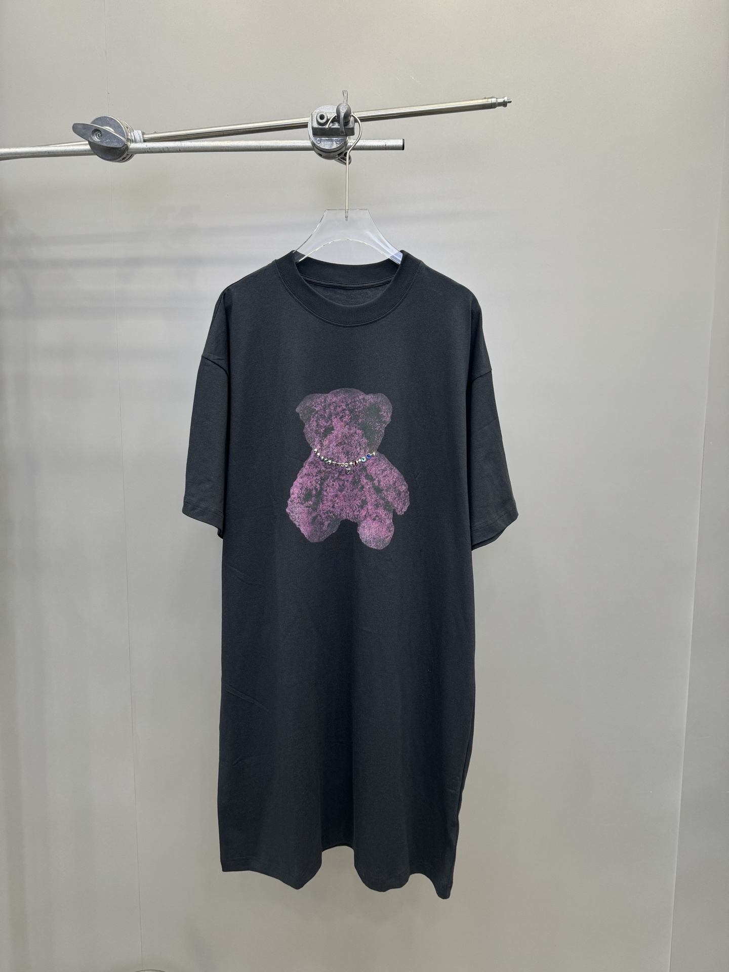 NO:311416,WE11DONE｜New colored diamond necklace bear dress, 100% cotton latest printing material, fully manual positioning drilling, fixed positioning, casual and fashionable, size SML, skirts, necklace, alexander wang19860909WE11DONE｜新款彩色烫钻项链小熊连衣裙,百分百棉最新印花素材,全手工定位排钻,位置固定不随机,休闲时尚,尺码SML,,skirts,necklace,alexander wang,Women's clothing
