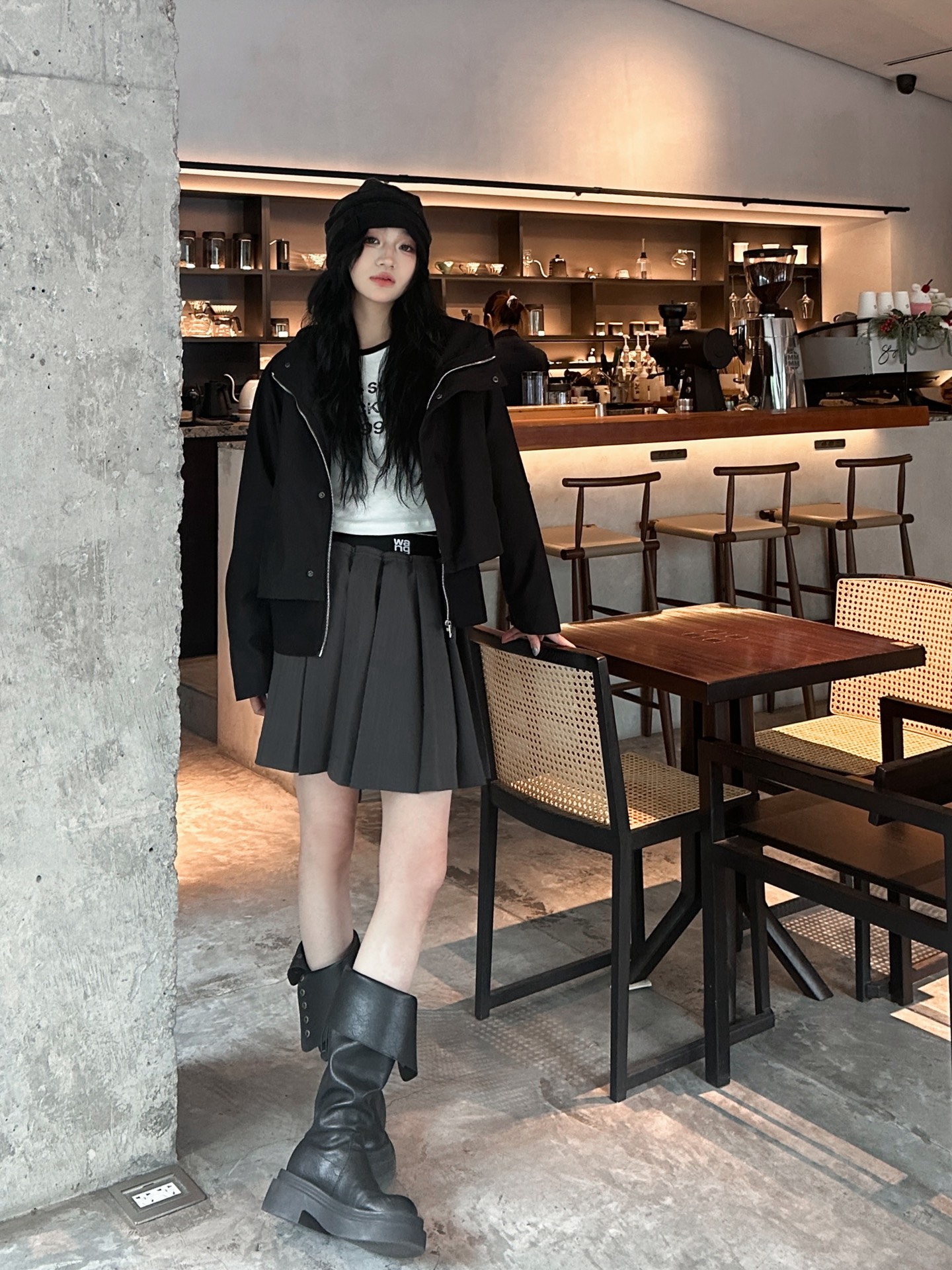 NO:324183,RO｜New hooded casual jacket, versatile style, wide threaded hem splicing, full design, fabric 65/cotton, 35/polyester fiber. Size SML,, jackets & coats,hats,alexander wang19860909RO｜新款连帽休闲夹克,百搭款,下摆拼接宽螺纹设计感拉满,面料65/棉、35/聚酯纤维.尺码SML,,jackets & coats,hats,alexander wang,Women's clothing