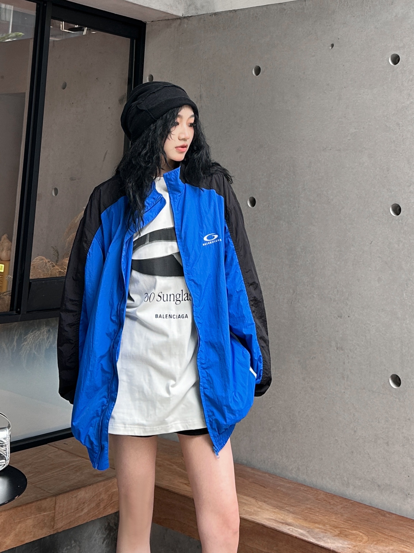 NO:325667,NEW｜New windbreaker jacket, pure cotton fabric, heavy-duty three-dimensional plain embroidery on the chest, full of details, simple and atmospheric splicing design, loose style for men and women, size Sml, jackets & coats, alexander wang19860909NEW｜新款风衣外套,纯棉面料,胸口重工立体平纹刺绣,细节满满,拼接设计简单大气,宽松版型男女同款,尺码Sml,,jackets & coats,alexander wang,Women's clothing