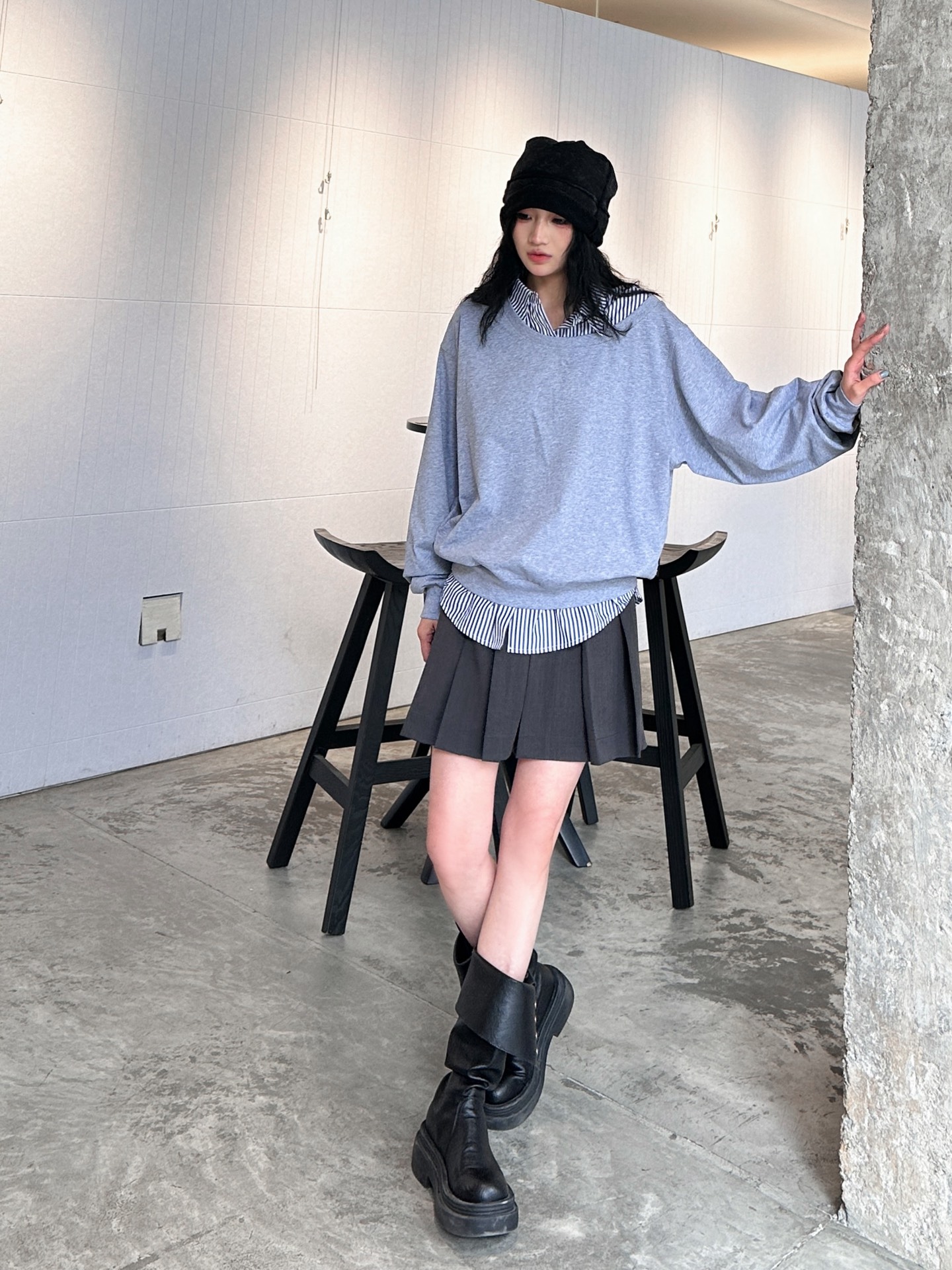 NO:317365,ACNE｜New sweatshirt, pure cotton terry fabric, fake two pieces have a sense of splicing, small-size style is strong inclusive, size sml [Washing instructions, cotton is recommended to wash, soft strength, use warm water or cold water below 30℃, the dark and light colors are separated when washing, and it is not suitable to be exposed to the sun],,acne studios,hoodie, sweatshirts,alexander wang19860909ACNE｜新款卫衣,纯棉毛圈面料,假两件拼接设计感十足,小版型包容性强,尺码sml ［洗涤须知棉质,建议手洗,力度轻柔,使用30℃以下温水或冷水洗涤,洗涤时深浅颜色分开,不宜暴晒］,,acne studios,hoodie,sweatshirts,alexander wang,Women's clothing