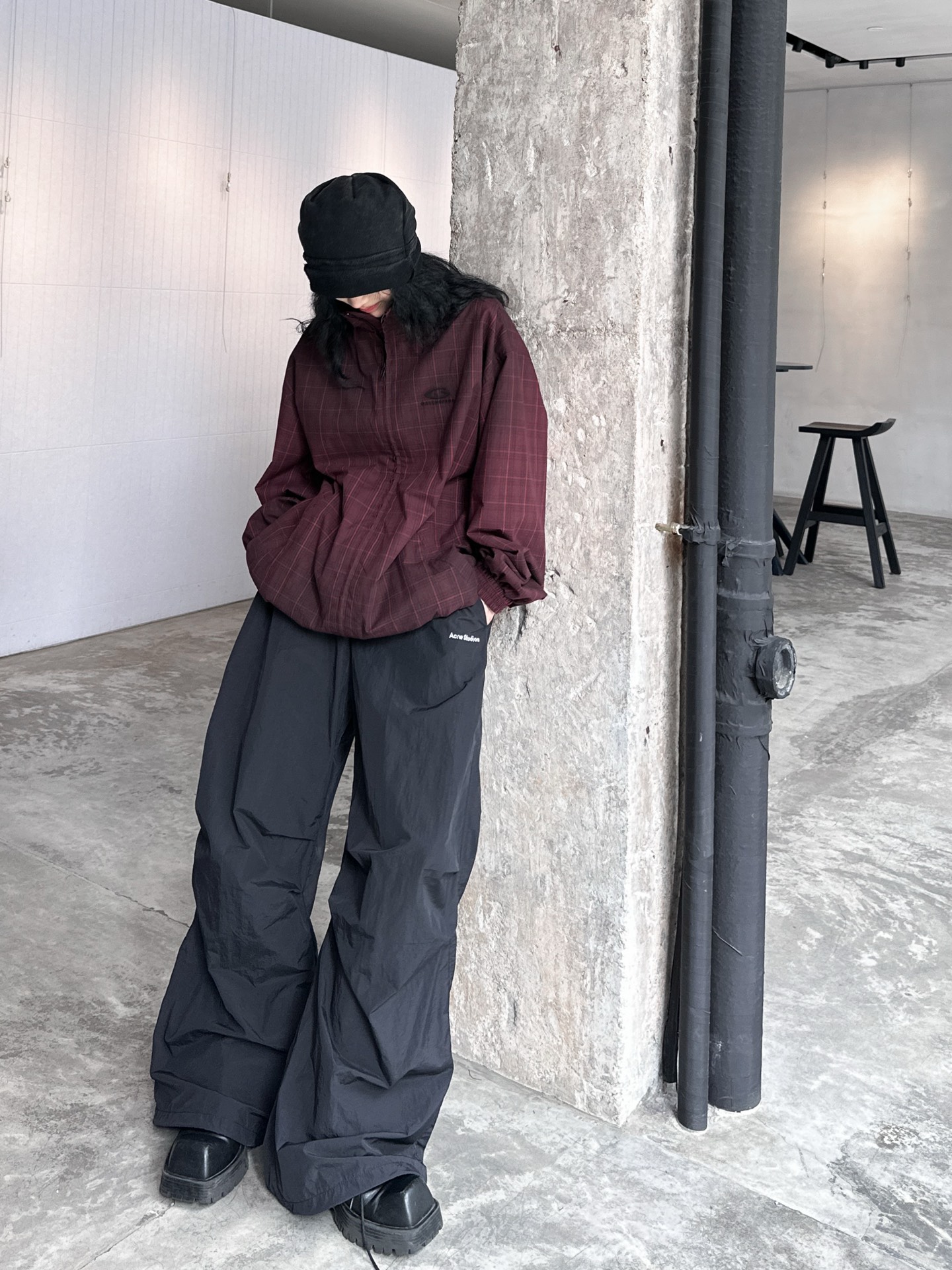 NO:317367,NEW｜New windbreaker jacket, imported recycled fiber fabric, breathable, comfortable and not easy to wrinkle, fixed plaid fabric, variegated mixed details, imported three-dimensional embroidery logo design on the front chest and back, loose style for men and women, size Sml, jackets & coats, alexander wang19860909NEW｜新款风衣外套,进口再生纤维面料,透气舒适不易皱,定织格纹面料杂色混织细节超棒,前胸后背进口立体刺绣logo设计,宽松版型男女同款,尺码Sml,,jackets & coats,alexander wang,Women's clothing