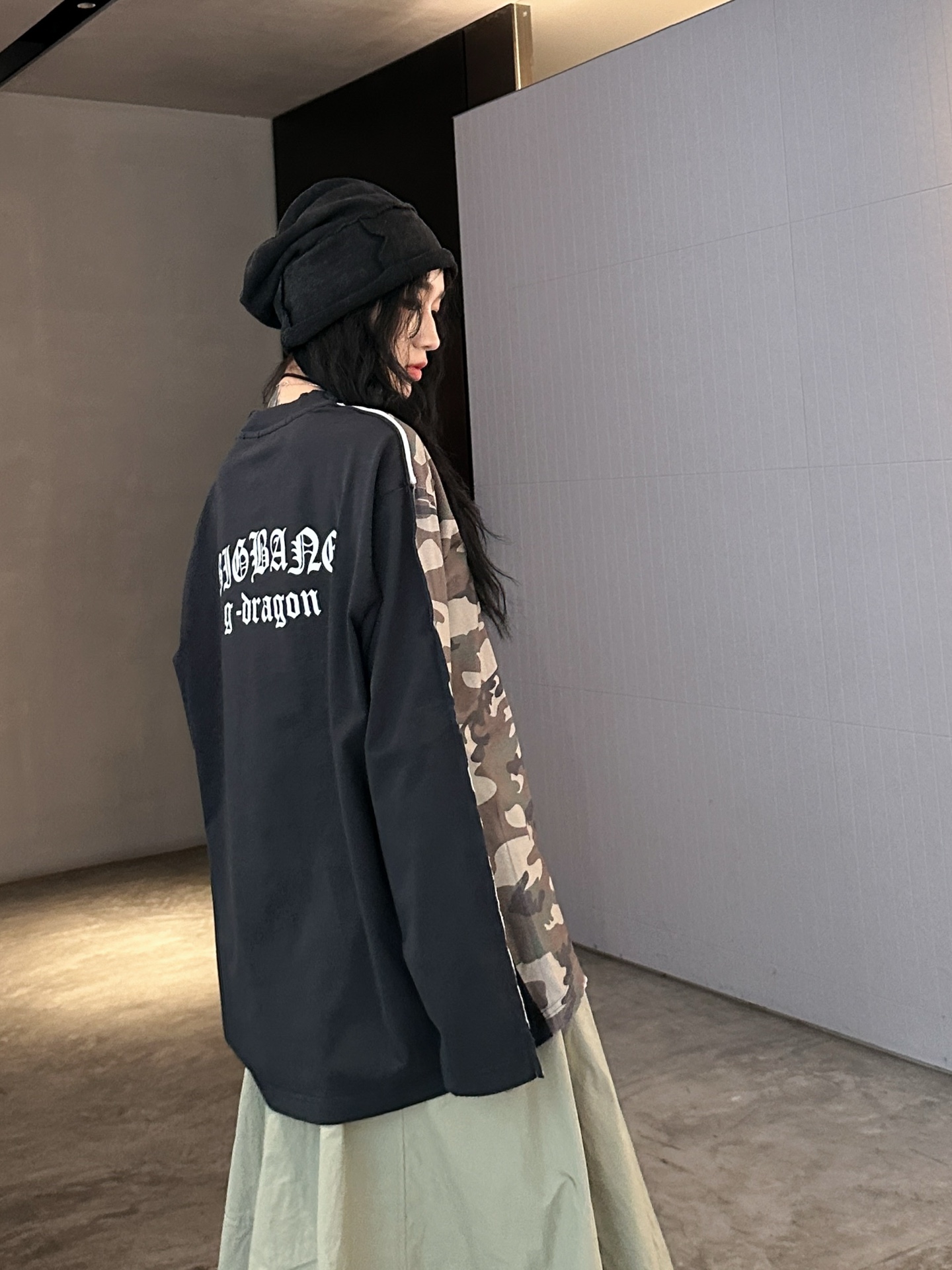 NO:319673,Croxin｜New T-shirt, pure cotton fabric, custom camouflage printing technology, classic Sanskrit pattern on the chest, full of design, front and back splicing printing deconstruction comfortable score, size Sml, chrome hearts, tees, t-shirt, alexander wang19860909克罗心｜新款t恤,纯棉面料,定制迷彩印花工艺,胸前经典梵文图案设计感十足,前后拼接印花解构舒适满分,尺码Sml,,chrome hearts,tees，t-shirt,alexander wang,Women's clothing