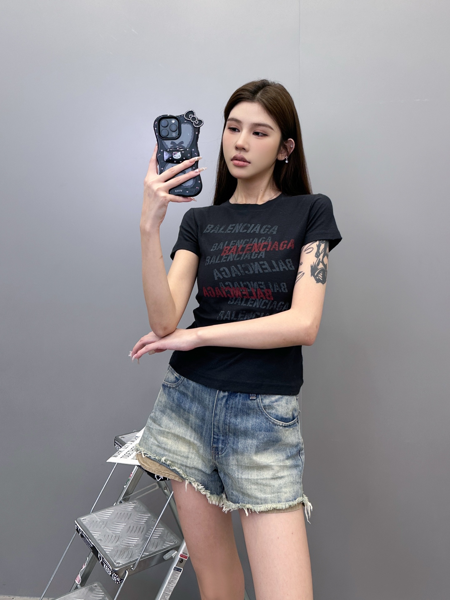 NO:457931,Paris ｜ New short-sleeved T, laundry washing watermark hanging grinding process, imported linen cotton fabric, size sml, T-shirt, alexander wang19860909巴黎 ｜ 新款短袖t,成衣洗水印花吊磨工艺,进口亚麻棉面料,尺码sml,,T-shirt,alexander wang,Women's clothing