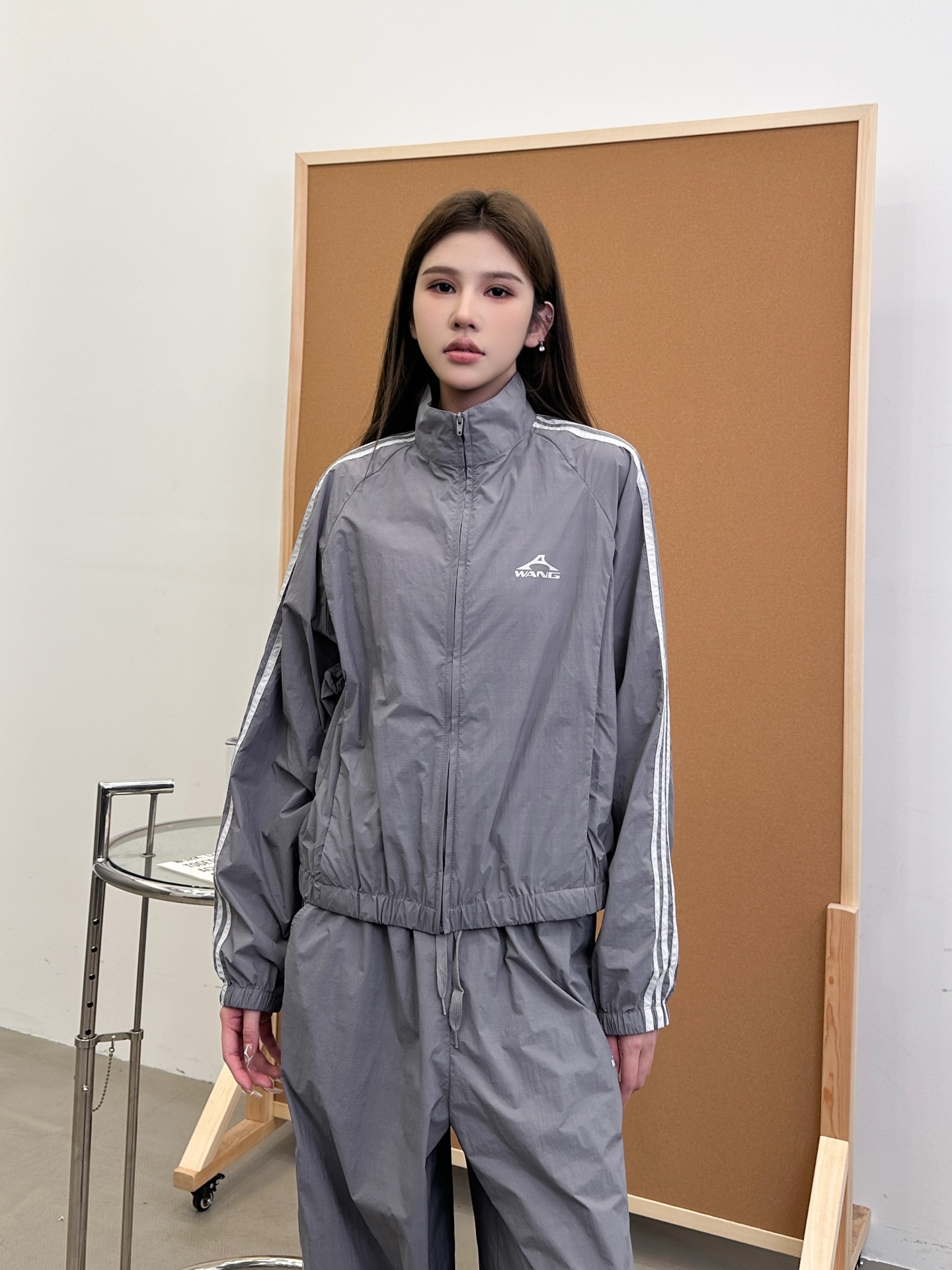 NO:464765,Tops, pants, king | New sports suit, classic thick printing mark, handmade car bar craftsmanship, imported nylon fabric, same style for men and women, size sml, alexander wang, alexander wang19860909上衣 裤子 大王 ｜ 新款运动套装,经典厚版印花标,手工车杠工艺,进口尼龙面料,男女同款,尺码sml,,alexander wang,alexander wang,Women's clothing