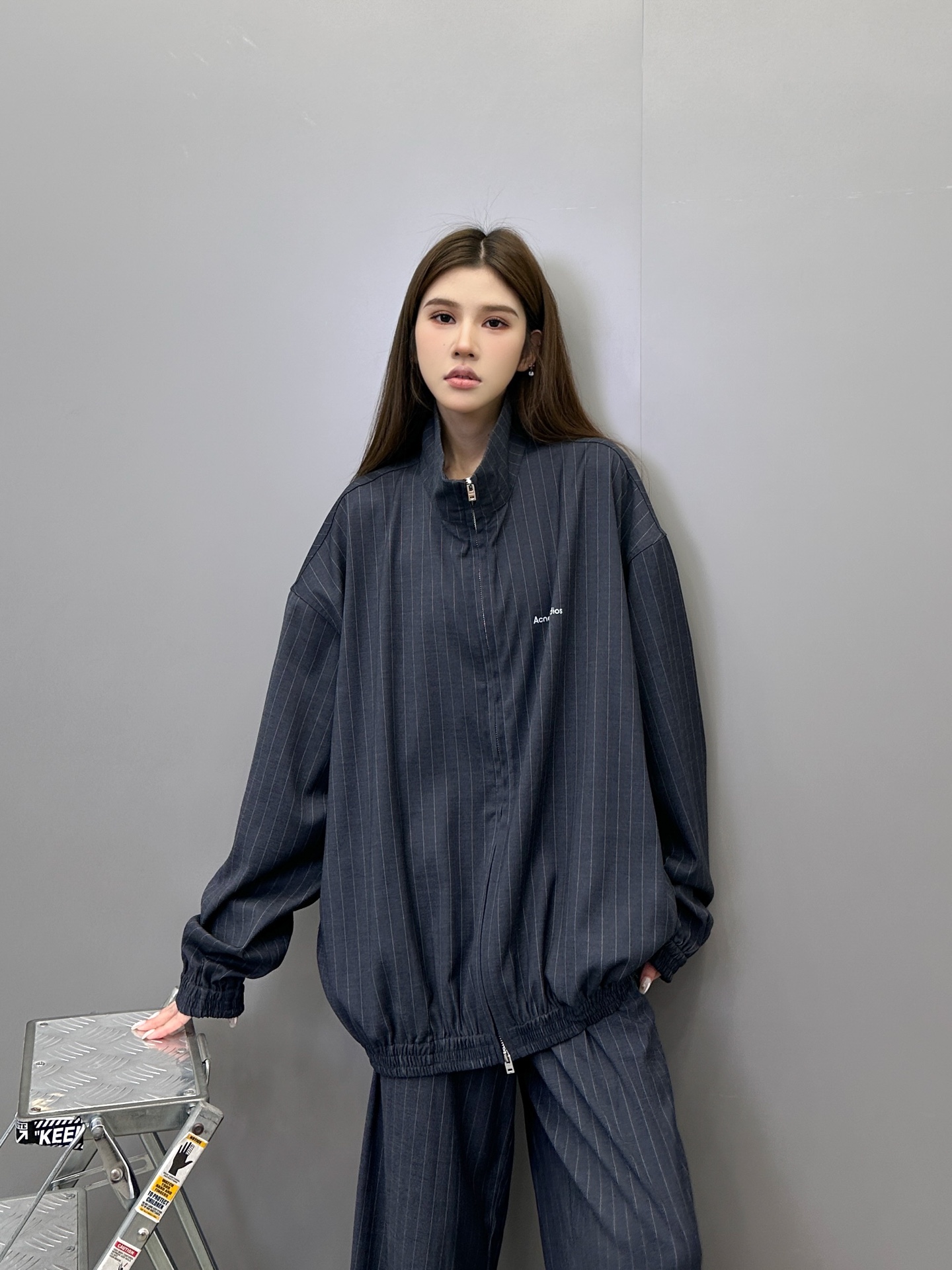 NO:464726,Acne | New casual top, classic printed logo, imported striped blend fabric, same style for men and women, size sml, acne studios, alexander wang19860909Acne ｜ 新款休闲上衣,经典印花标,进口条纹混纺面料,男女同款,尺码sml,,acne studios,alexander wang,Women's clothing