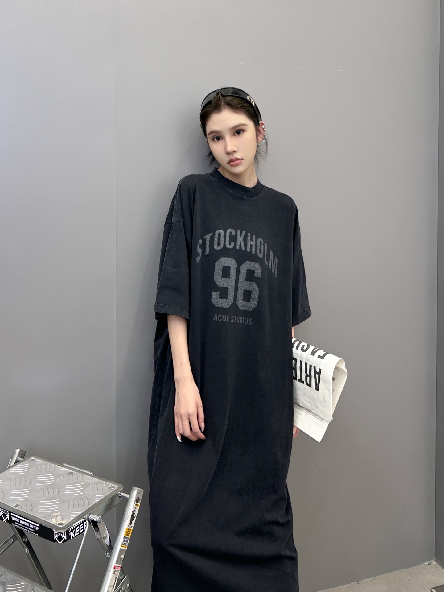 NO:468211,Acne | New short-sleeved dress, ready-to-wear washing water stir-fry color hanging grinding technology plus front and rear garment direct spray printing, size sml, acne studios, skirts, T-shirt, alexander wang19860909Acne ｜ 新款短袖连衣裙,成衣洗水炒色吊磨工艺加前后成衣直喷印花,尺码sml,,acne studios,skirts,T-shirt,alexander wang,Women's clothing