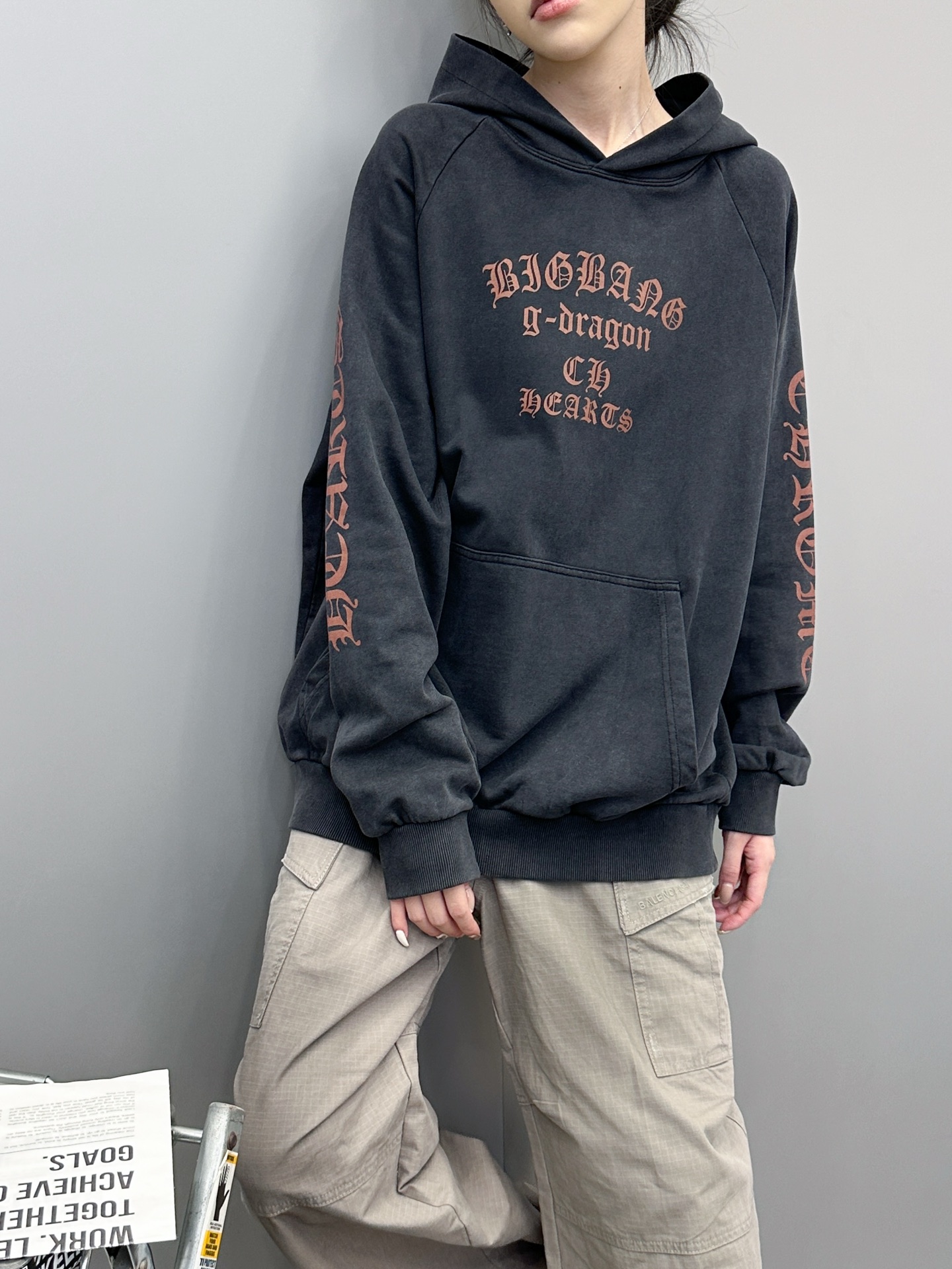 NO:477479,Croxin | New hooded sweatshirt, ready-to-wear washing and sauté color craftsmanship and multiple prints, same style for men and women, size sml, chrome hearts, hoodie, sweatshirts, hats, alexander wang19860909克罗心 ｜ 新款连帽卫衣,成衣洗水炒色工艺加多处印花,男女同款,尺码sml,,chrome hearts,hoodie,sweatshirts,hats,alexander wang,Women's clothing