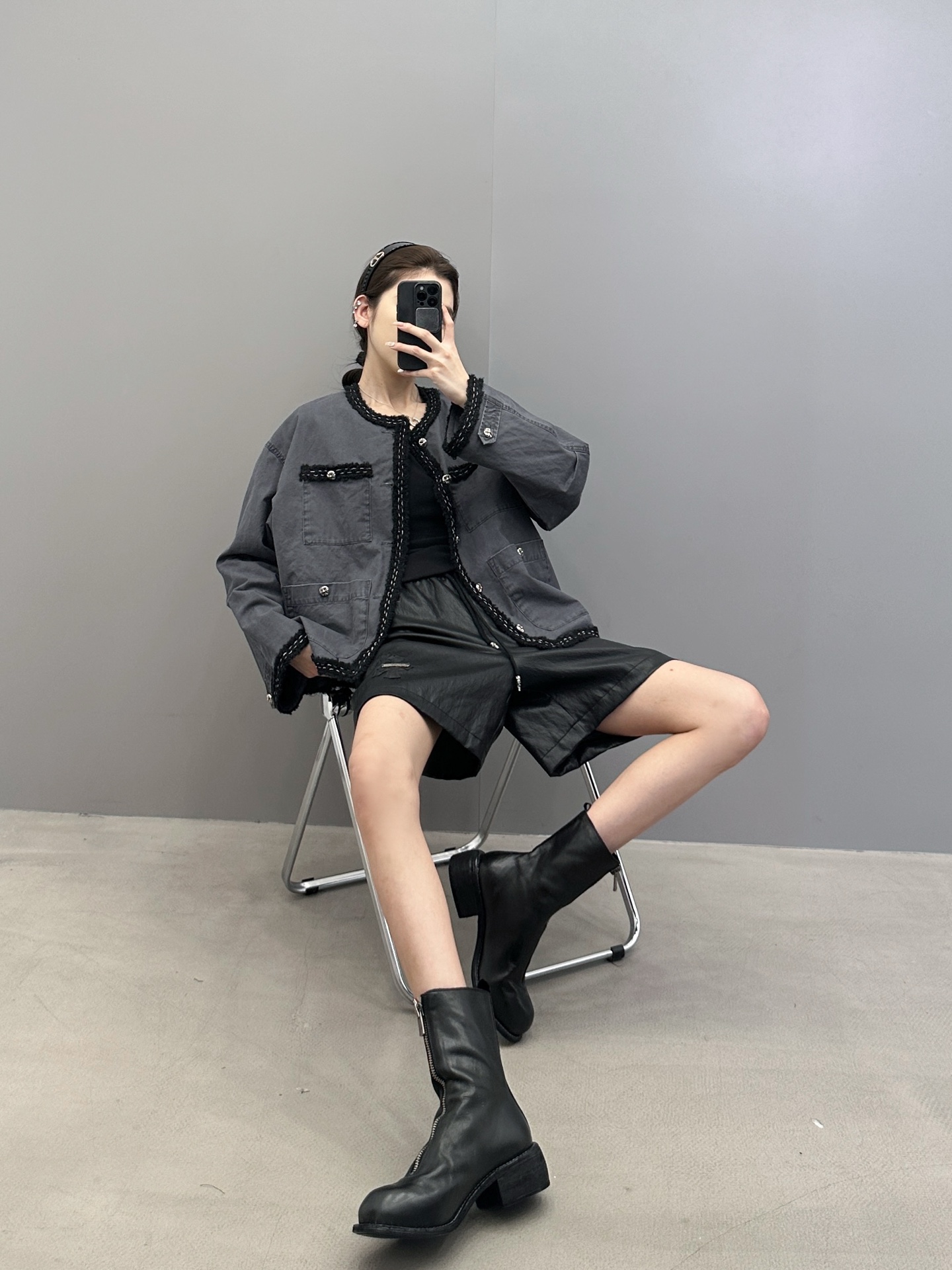 NO:498275,Croxin | New casual jacket, laundry washing process and hand-woven edging, custom jacquard libu plus cotton khaki fabric, casual fashion, size sml, chrome hearts, jackets & coats, alexander wang19860909克罗心 ｜ 新款休闲外套,成衣洗水工艺加手工编织包边,定制提花里布加全棉卡其布面料,休闲时尚,尺码sml,,chrome hearts,jackets & coats,alexander wang,Women's clothing