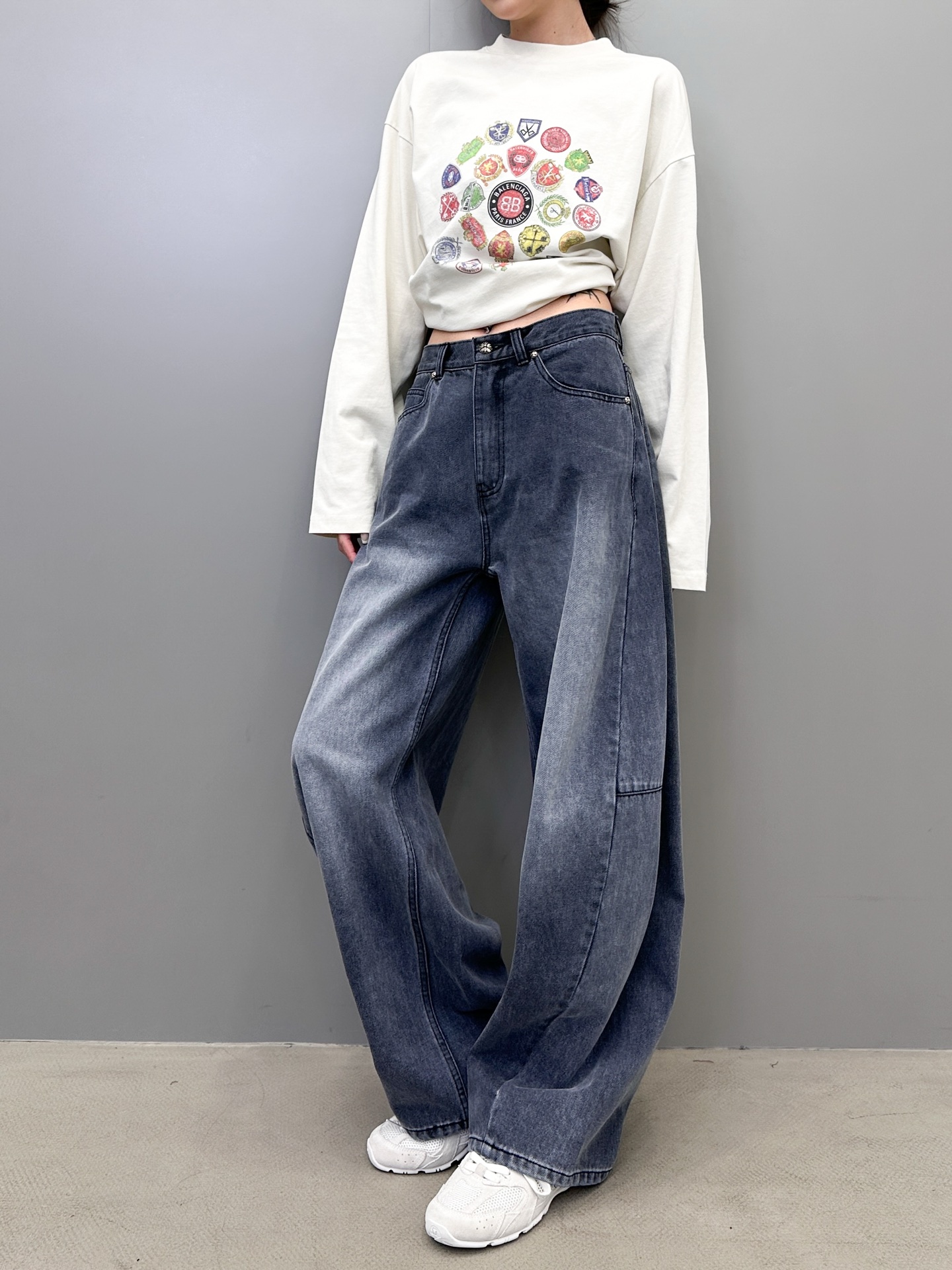 NO:507809,Croxin | New jeans, laundry and washing process, classic scimitar style, special blended denim, same style for men and women, size sml, chrome hearts, jeans, alexander wang19860909克罗心 ｜ 新款牛仔裤,成衣洗水工艺,经典弯刀款式,特殊混纺牛仔布,男女同款,尺码sml,,chrome hearts,jeans,alexander wang,Women's clothing