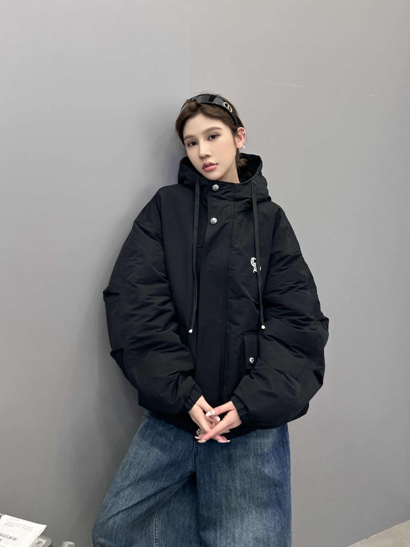 NO:546261,Croxin | New down jacket, classic embroidery logo, Lycel cotton fabric, 90 goose down, same style for men and women, size sml, chrome hearts, down jacket, alexander wang19860909克罗心 ｜ 新款羽绒服,经典刺绣标,莱赛尔棉面料,90鹅绒,男女同款,尺码sml,,chrome hearts,down jacket,alexander wang,Women's clothing