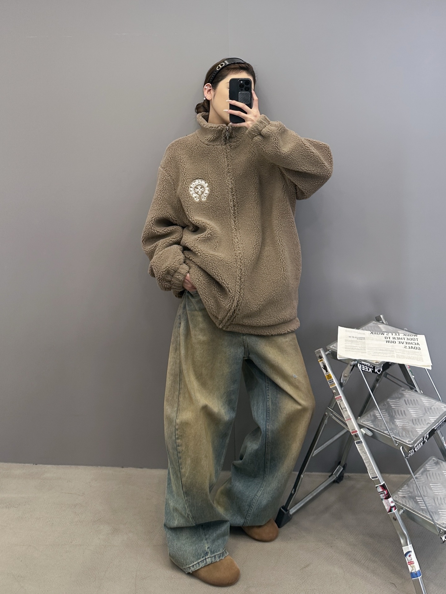 NO:561866,Chrome Hearts ｜ New polar fleece jacket, multiple embroidered logos all over the body, high-density thickened polar fleece thermal fabric, same style for men and women, size sml,,chrome hearts,jackets & coats,alexander wang19860909克罗心 ｜ 新款摇粒绒外套,全身多处刺绣标,高密加厚摇粒绒保暖面料,男女同款,尺码sml,,chrome hearts,jackets & coats,alexander wang,Women's clothing