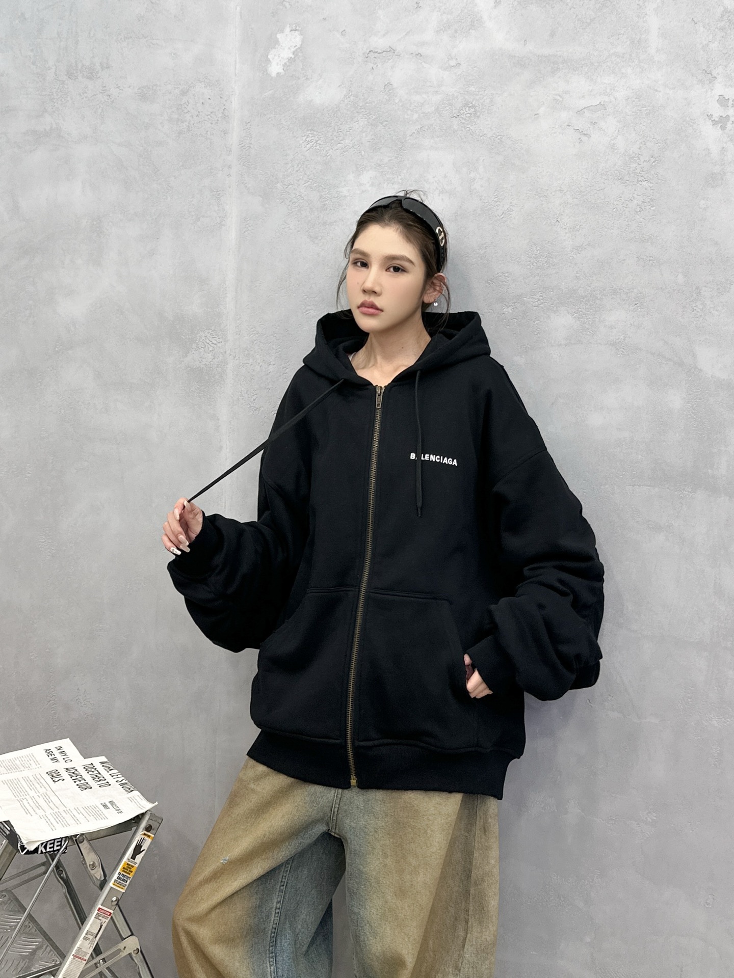 NO:563839,Paris | New style jacket and cardigan, ready-to-wear washing and sanding process, double-layer workmanship on the inside and outside, thickened knitted fabric on the outside, high-density polar fleece thermal fabric on the inside, casual and fashionable, same style for men and women, sizes sml,, jackets & coats, alexander wang19860909巴黎 ｜ 新款外套开衫,成衣洗水吊磨工艺,内外双层做工,外部加厚针织面料,内里高密摇粒绒保暖面料,休闲时尚,男女同款,尺码sml,,jackets & coats,alexander wang,Women's clothing