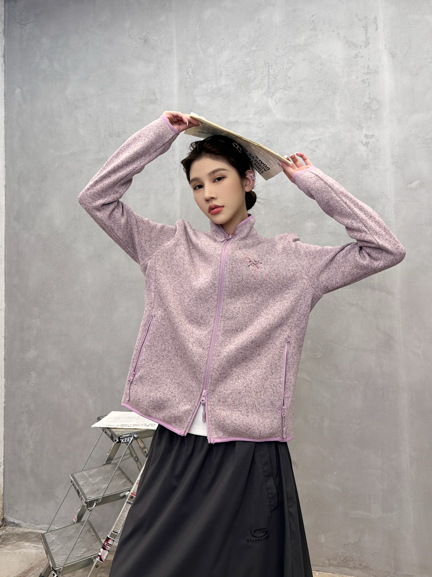 NO:566965,Bird | New casual cardigan, ready-to-wear washed embroidery label technology, warm polar fleece fabric, casual fashion, size sml,, alexander wang19860909鸟 ｜ 新款休闲开衫,成衣洗水刺绣标工艺,保暖摇粒绒面料,休闲时尚,尺码sml,,alexander wang,Women's clothing