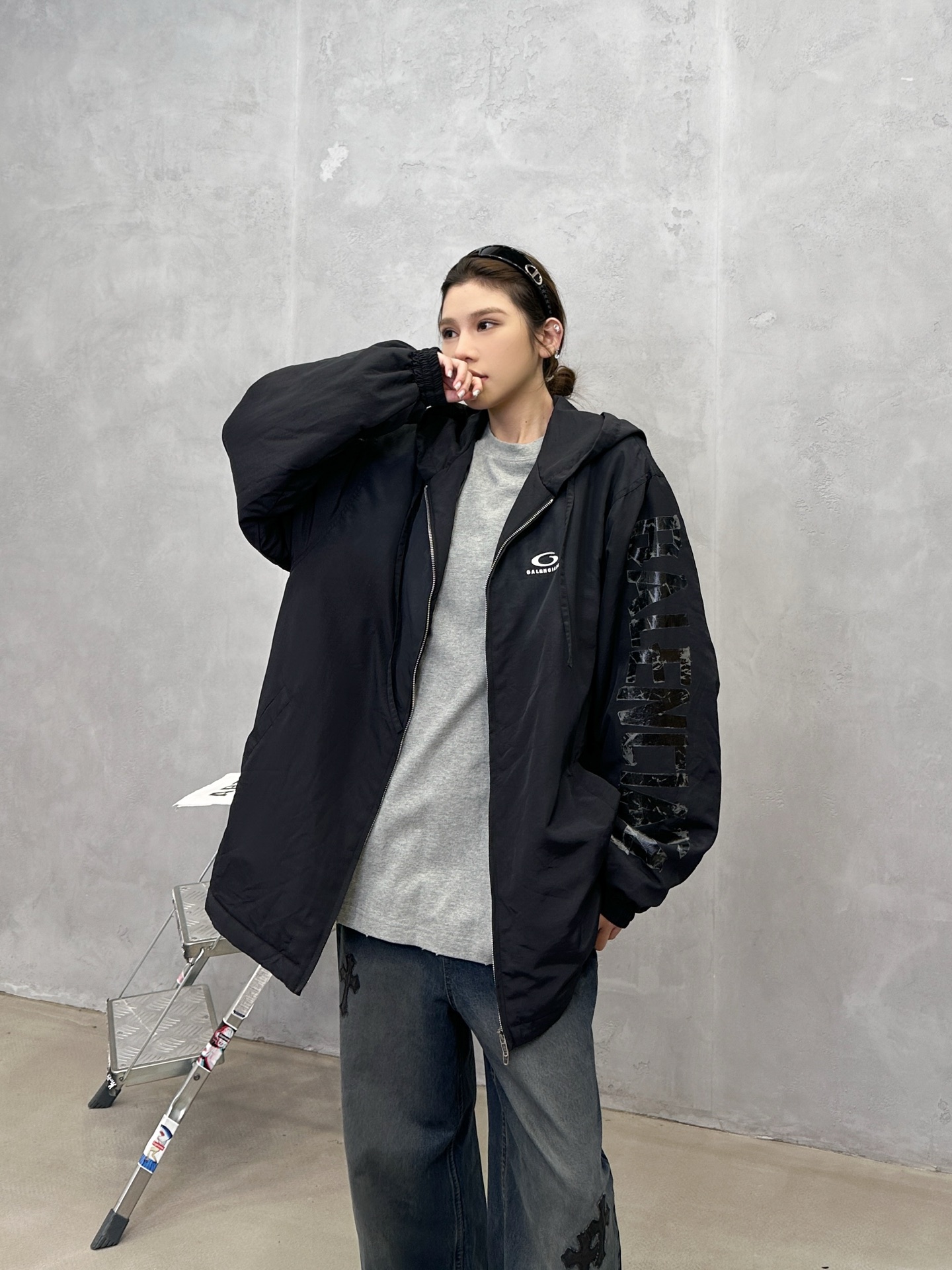 NO:576651,Paris | New cotton jackets, ready-to-wear tape printing technology, same style for men and women, size sml,, jackets & coats, alexander wang19860909巴黎 ｜ 新款棉服外套,成衣洗水胶布印花工艺,男女同款,尺码sml,,jackets & coats,alexander wang,Women's clothing