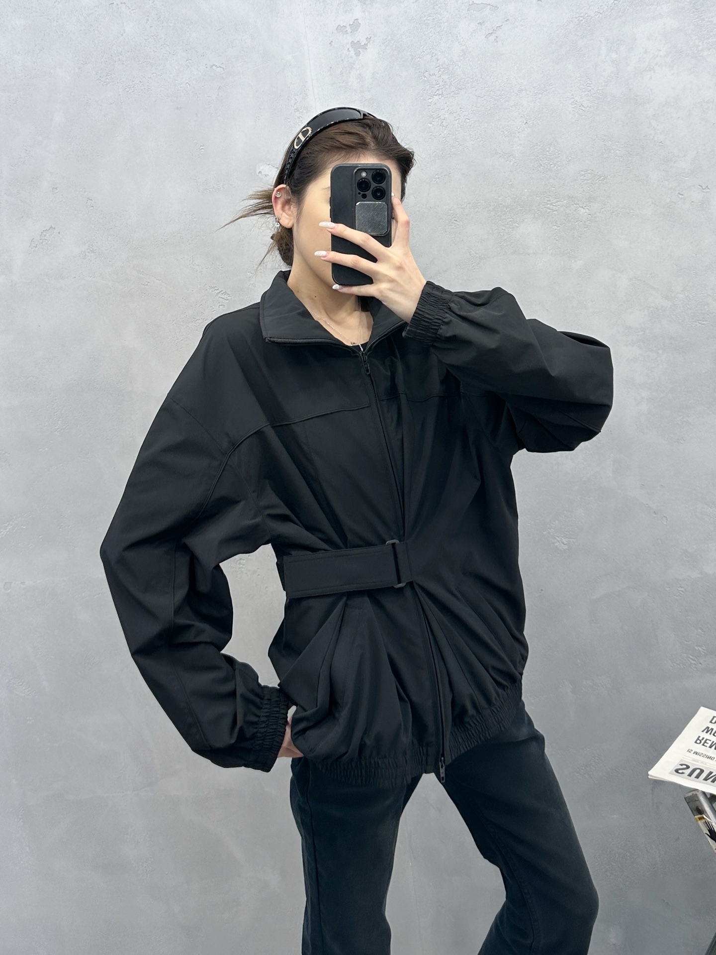 NO:576839,Paris | New style windbreaker jacket, ready-to-wear washed with classic embroidered logo, fashionable belt double-layer style, casual fashion, size sml,, jackets & coats, alexander wang19860909巴黎 ｜ 新款风衣外套,成衣洗水加经典刺绣标,时尚腰带双层款式,休闲时尚,尺码sml,,jackets & coats,alexander wang,Women's clothing