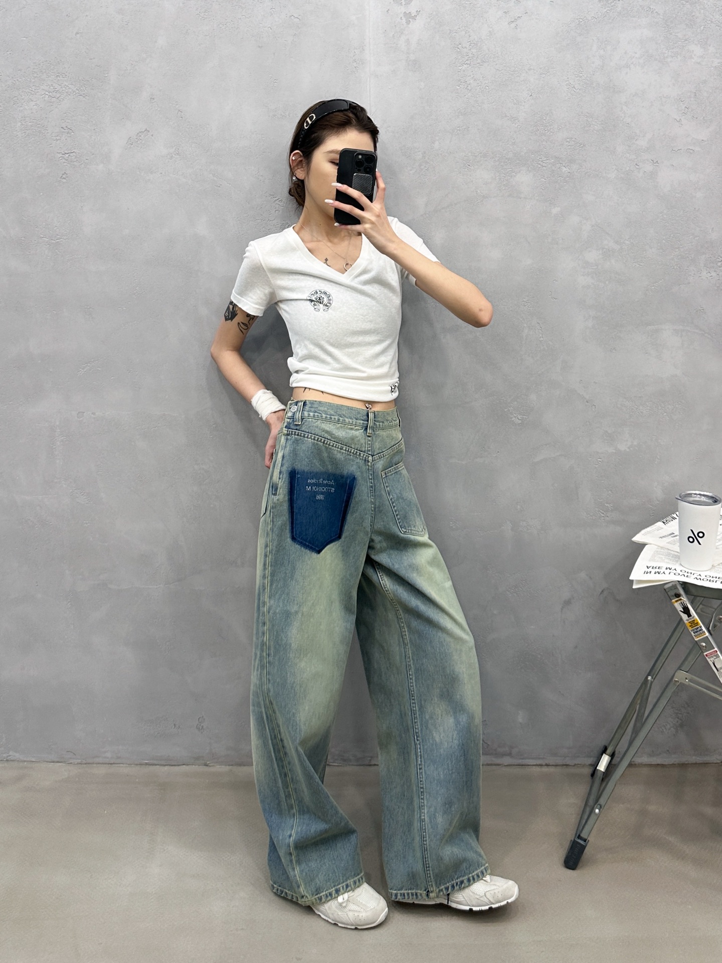 NO:577756,Acne | New jeans, garment wash and color spraying process, classic printed labels, casual fashion, size sml,,acne studios,jeans,alexander wang19860909Acne ｜ 新款牛仔裤,成衣洗水喷色工艺,经典印花标,休闲时尚,尺码sml,,acne studios,jeans,alexander wang,Women's clothing