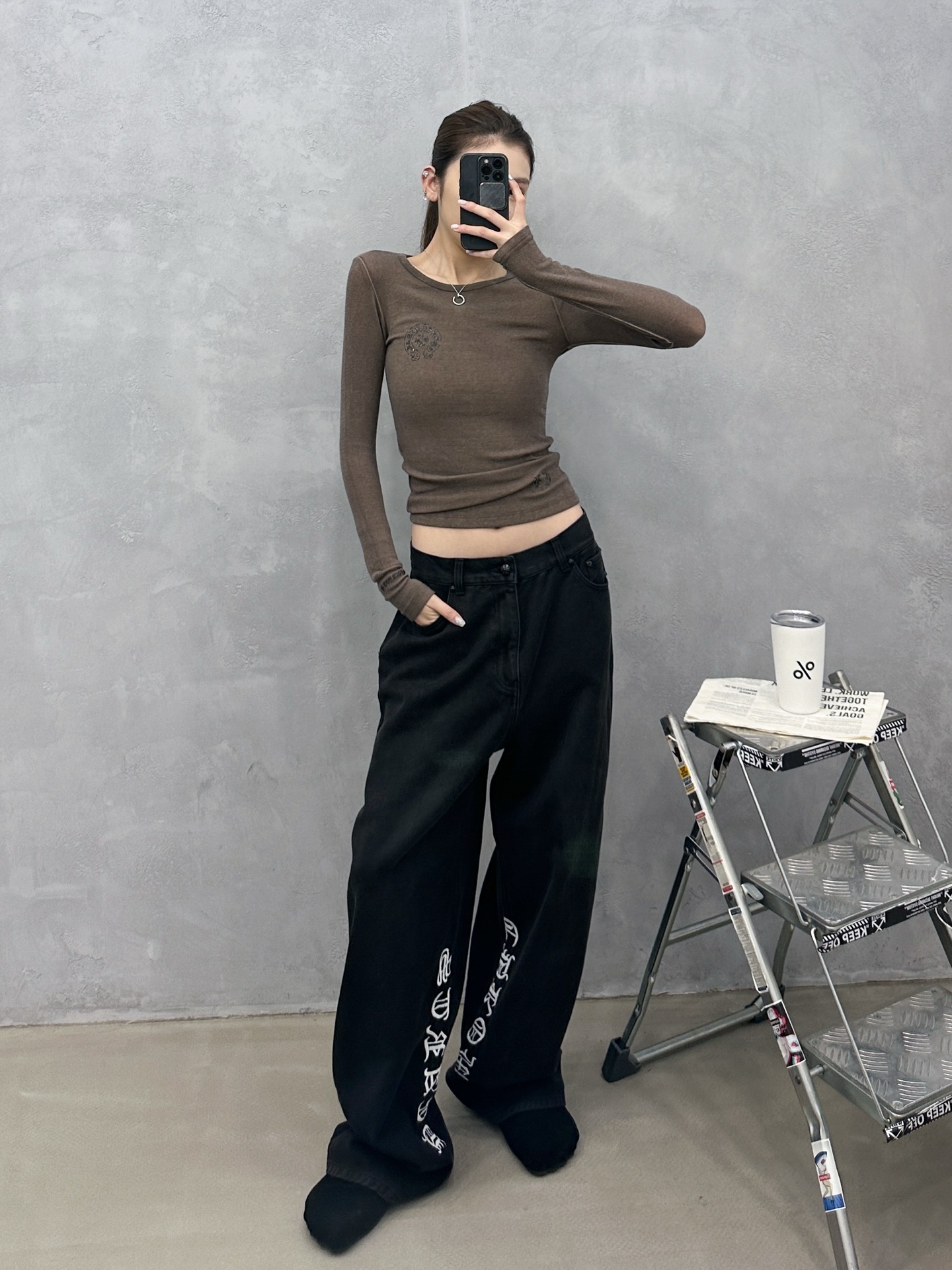 NO:579346,Chrome Hearts | New jeans, garment washed and symmetrical embroidery technology, warm plus fleece denim, same style for men and women, size sml,,chrome hearts,jeans,alexander wang19860909克罗心 ｜ 新款牛仔裤,成衣洗水加对称刺绣工艺,保暖加绒牛仔布,男女同款,尺码sml,,chrome hearts,jeans,alexander wang,Women's clothing