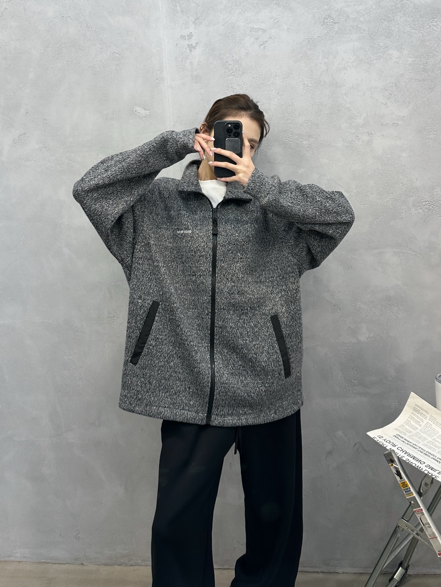 NO:588553,Miu | New cardigan jacket, classic embroidered logo, imported colorful spotted cotton double-layer yarn-dyed fabric, same style for men and women, casual fashion, size sml,,miumiu,jackets & coats,alexander wang19860909Miu ｜ 新款开衫外套,经典刺绣标,进口彩斑棉双层色织面料,男女同款,休闲时尚,尺码sml,,miumiu,jackets & coats,alexander wang,Women's clothing