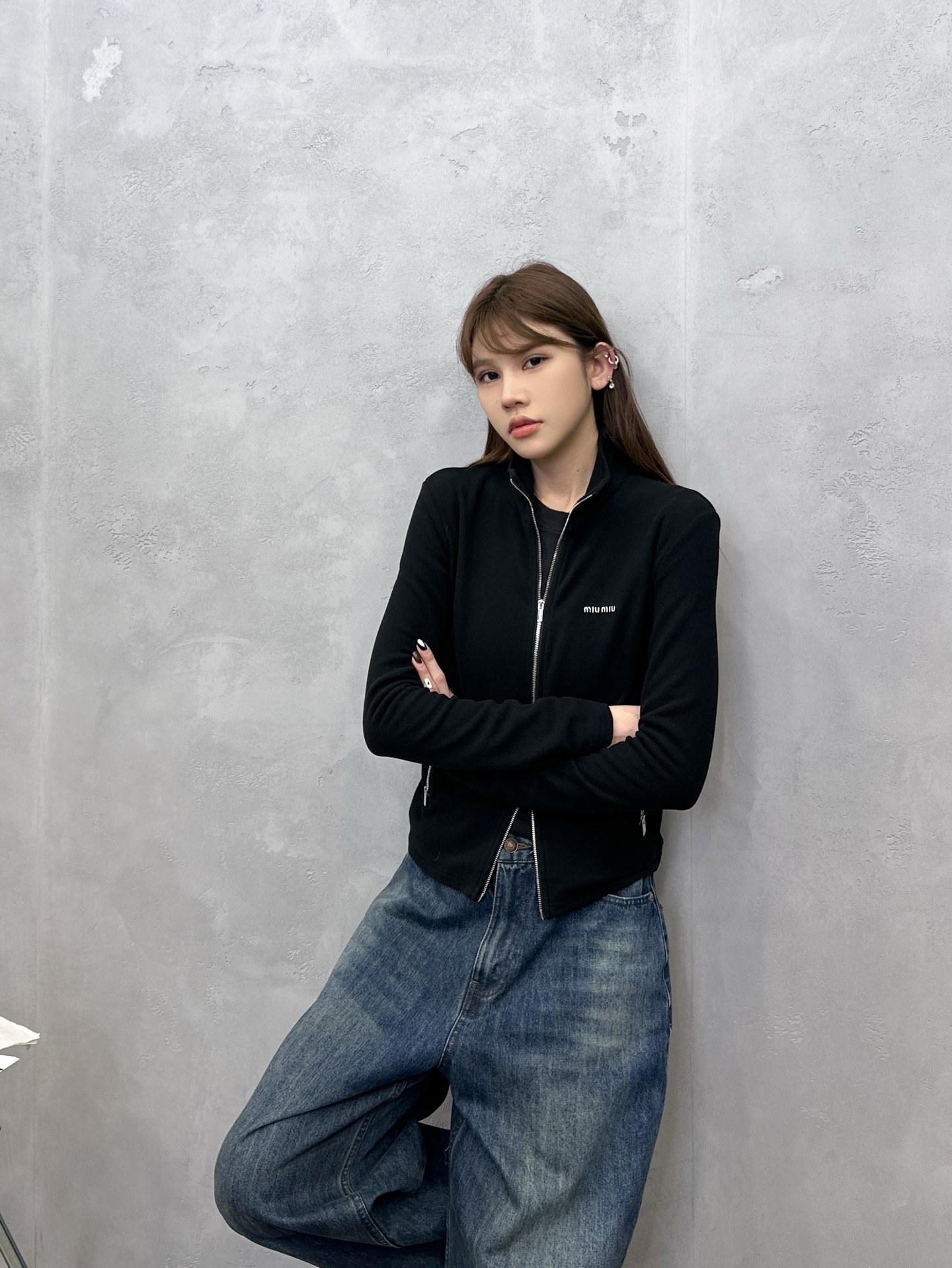 NO:621582,miu | New warm cardigan, classic embroidered logo, technical warm fabric, casual fashion, size sml,, miumiu, alexander wang19860909miu ｜ 新款保暖开衫,经典刺绣标,科技保暖面料,休闲时尚,尺码sml,,miumiu,alexander wang,Women's clothing