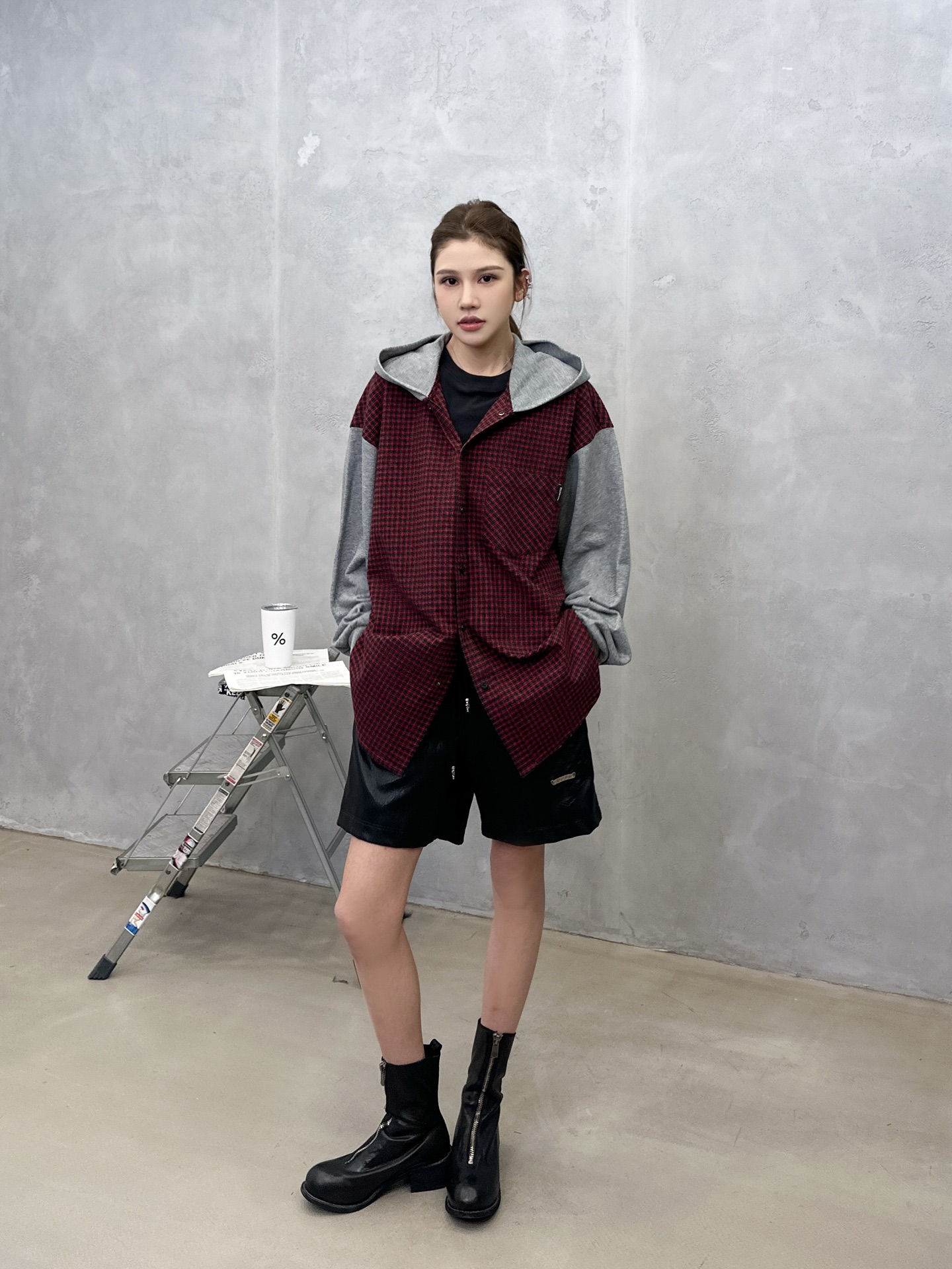 NO:623887,Chrome Hearts ｜ New casual sweatshirt cardigan, ready-made garments washed and milled, needle-woven fabric stitching fake two-piece workmanship, casual fashion, same style for men and women, size sml,,chrome hearts,hoodie,sweatshirts,alexander wang19860909克罗心 ｜ 新款休闲卫衣开衫,成衣洗水吊磨工艺,针梭织面料拼接假两件做工,休闲时尚,男女同款,尺码sml,,chrome hearts,hoodie,sweatshirts,alexander wang,Women's clothing