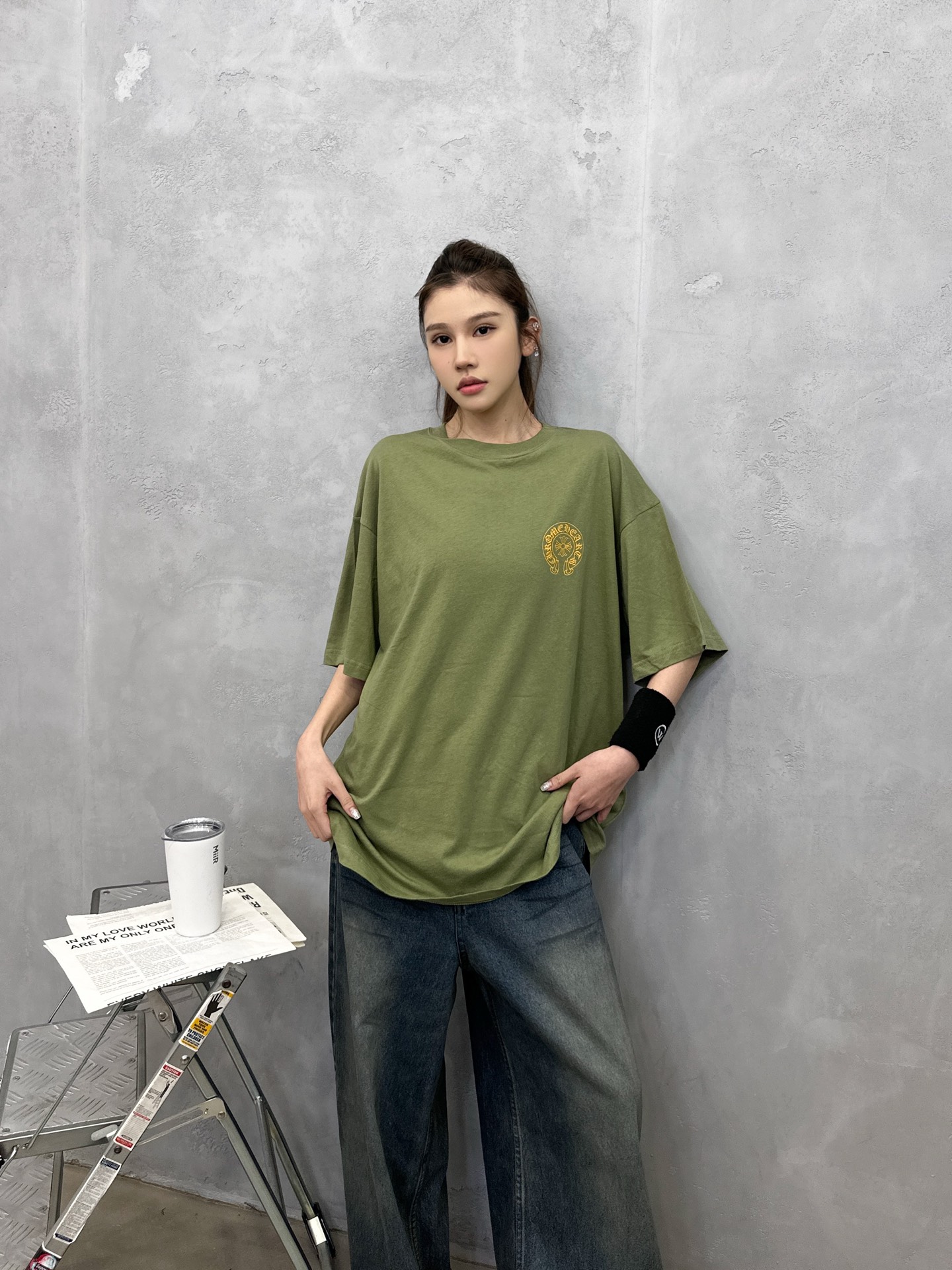 NO:655689,Chrome Hearts ｜ New short-sleeved T-shirt, ready-to-wear washed printing technology, linen cotton fabric imported from Japan, same style for men and women, size sml,,chrome hearts,T-shirt,alexander wang19860909克罗心 ｜ 新款短袖t,成衣洗水印花工艺,日本进口亚麻棉面料,男女同款,尺码sml,,chrome hearts,T-shirt,alexander wang,Women's clothing