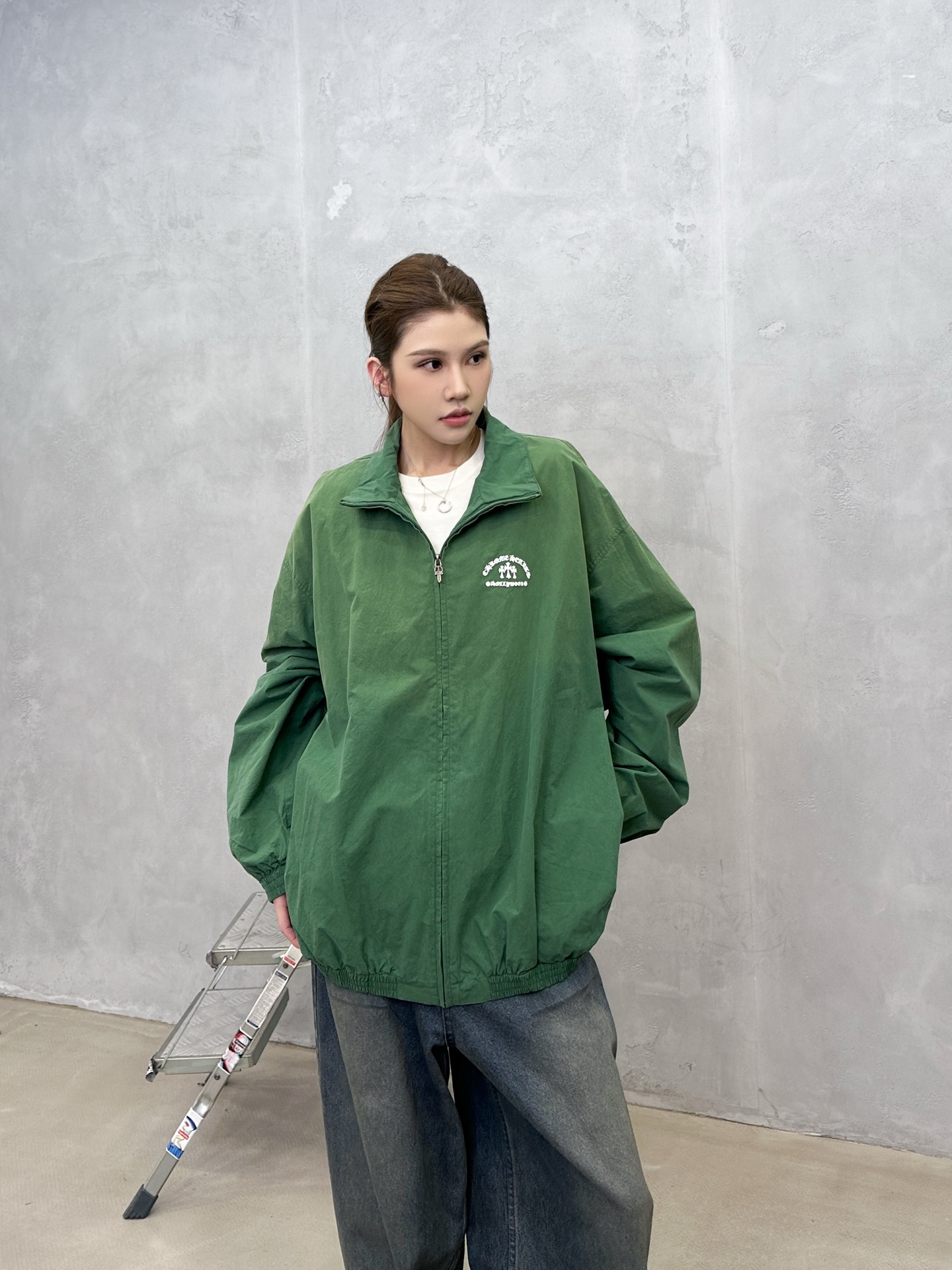 NO:655654,Chrome Hearts | New double-layer casual jacket, ready-to-wear color spraying process and front and back embroidery, same style for men and women, fashionable and casual, size sml,,chrome hearts,jackets & coats,alexander wang19860909克罗心 ｜ 新款双层休闲夹克,成衣洗水喷色工艺加前后刺绣,男女同款,时尚休闲,尺码sml,,chrome hearts,jackets & coats,alexander wang,Women's clothing