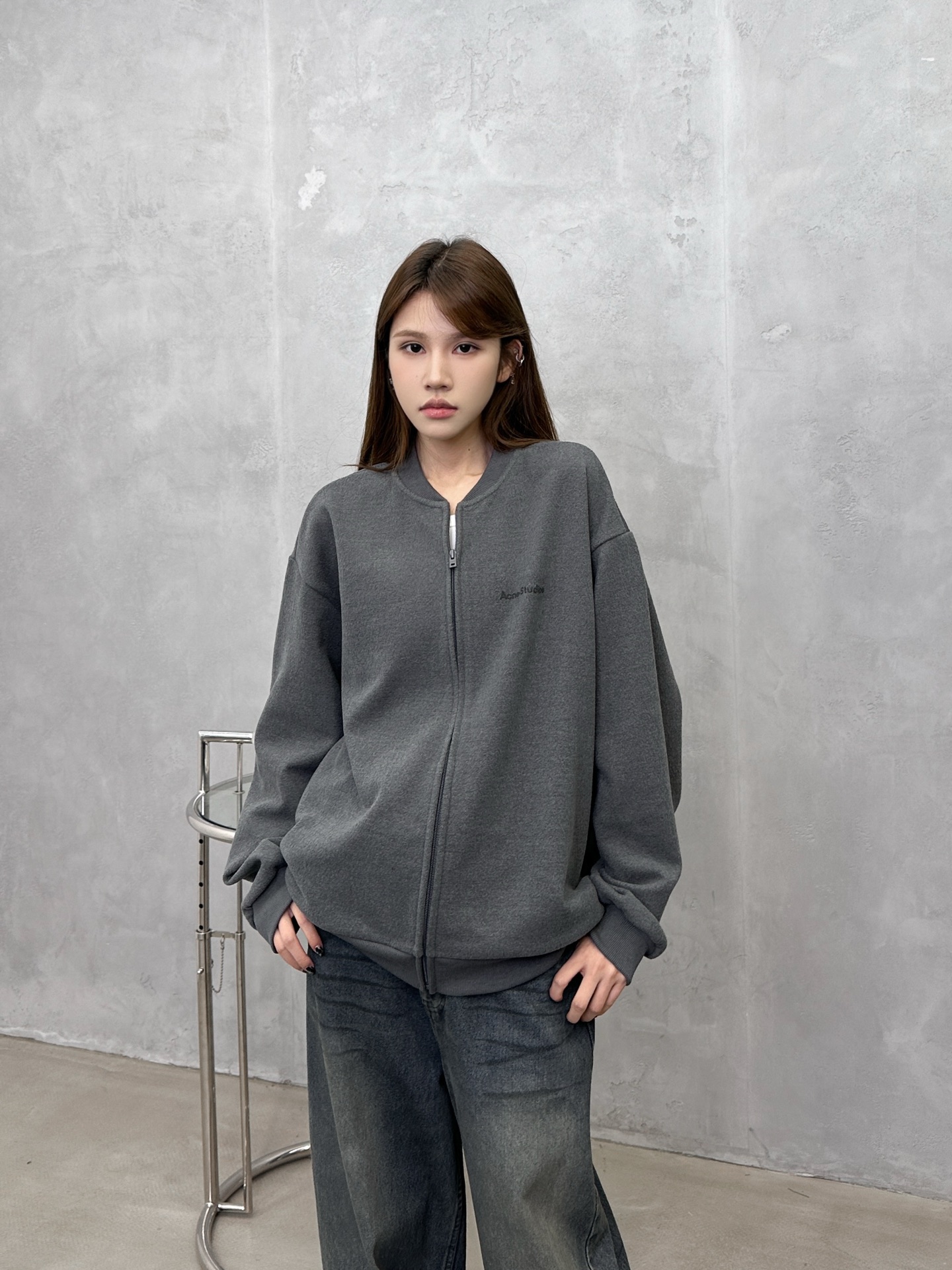 NO:686473,Acne | New casual cardigan, imported technical wool blended fabric, extremely warm, thick front and back printing, fashionable and casual, same style for men and women, size sml,,acne studios,19860909Acne ｜ 新款休闲开衫,进口科技羊毛混纺面料,保暖性极强,前后厚版印花,时尚休闲,男女同款,尺码sml,,acne studios,,Women's clothing