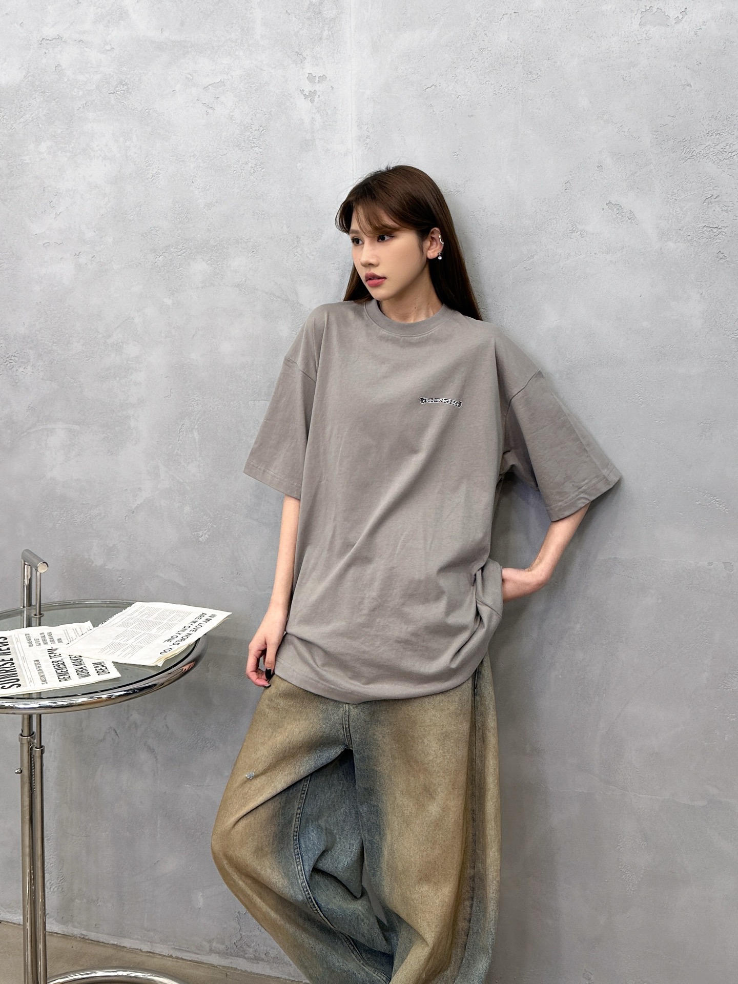 NO:694528,Chrome Hearts ｜ New short-sleeved T-shirt, ready-to-wear washed and multi-color printing technology, fashionable and casual, same style for men and women, size sml,, chrome hearts, T-shirt,19860909克罗心 ｜ 新款短袖t,成衣洗水加多色印花工艺,时尚休闲,男女同款,尺码sml,,chrome hearts,T-shirt,,Women's clothing