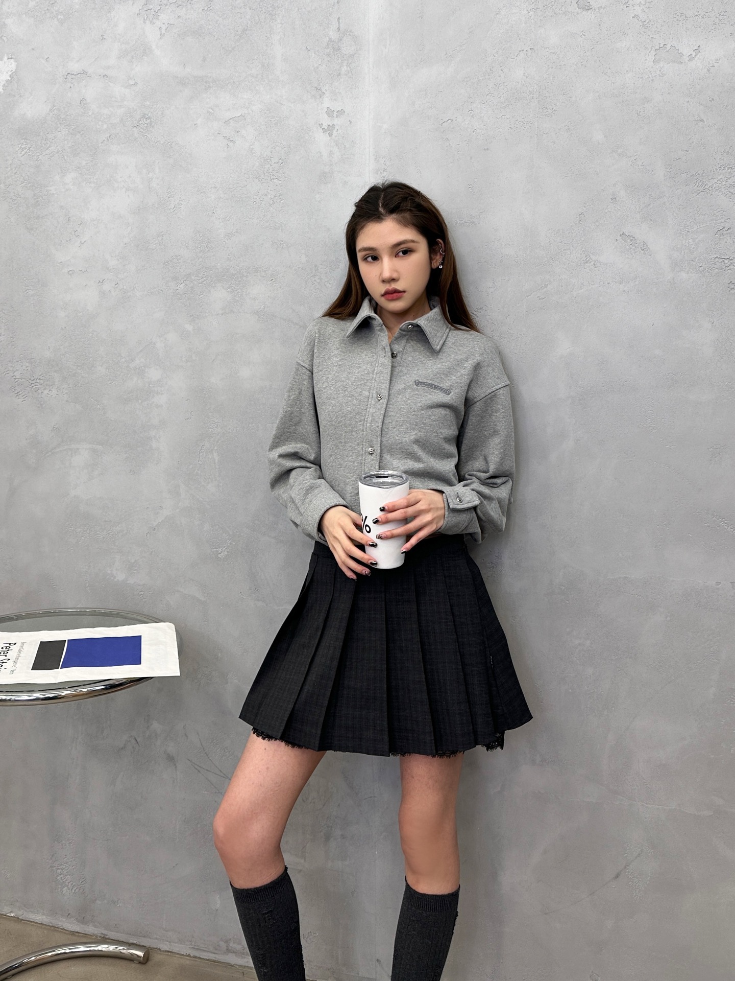 NO:716756,Chrome Hearts | New casual cardigan, brand classic embroidery logo, garment washing process, casual fashion, size sml,,chrome hearts,19860909克罗心 ｜ 新款休闲开衫,品牌经典刺绣标,成衣洗水工艺,休闲时尚,尺码sml,,chrome hearts,,Women's clothing