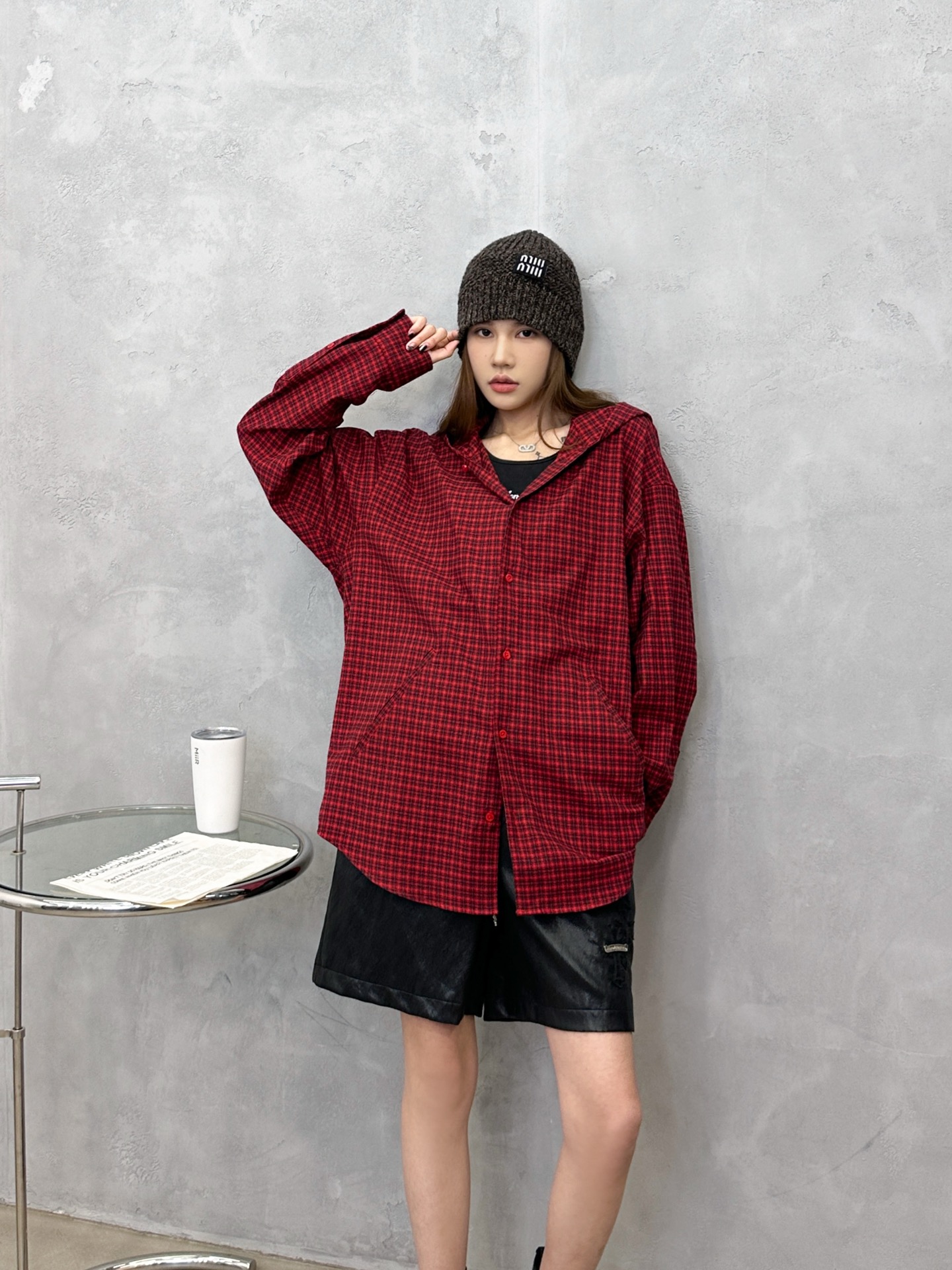 NO:716768,Paris ｜ New casual jacket, ready-to-wear washed and softened with enlarged three-dimensional embroidery logo, branded yarn-dyed plaid fabric, casual and fashionable, same style for men and women, sizes sml,, jackets & coats,19860909巴黎 ｜ 新款休闲外套,成衣洗水加软工艺加大面积立体刺绣标,品牌色织格纹面料,休闲时尚,男女同款,尺码sml,,jackets & coats,,Women's clothing