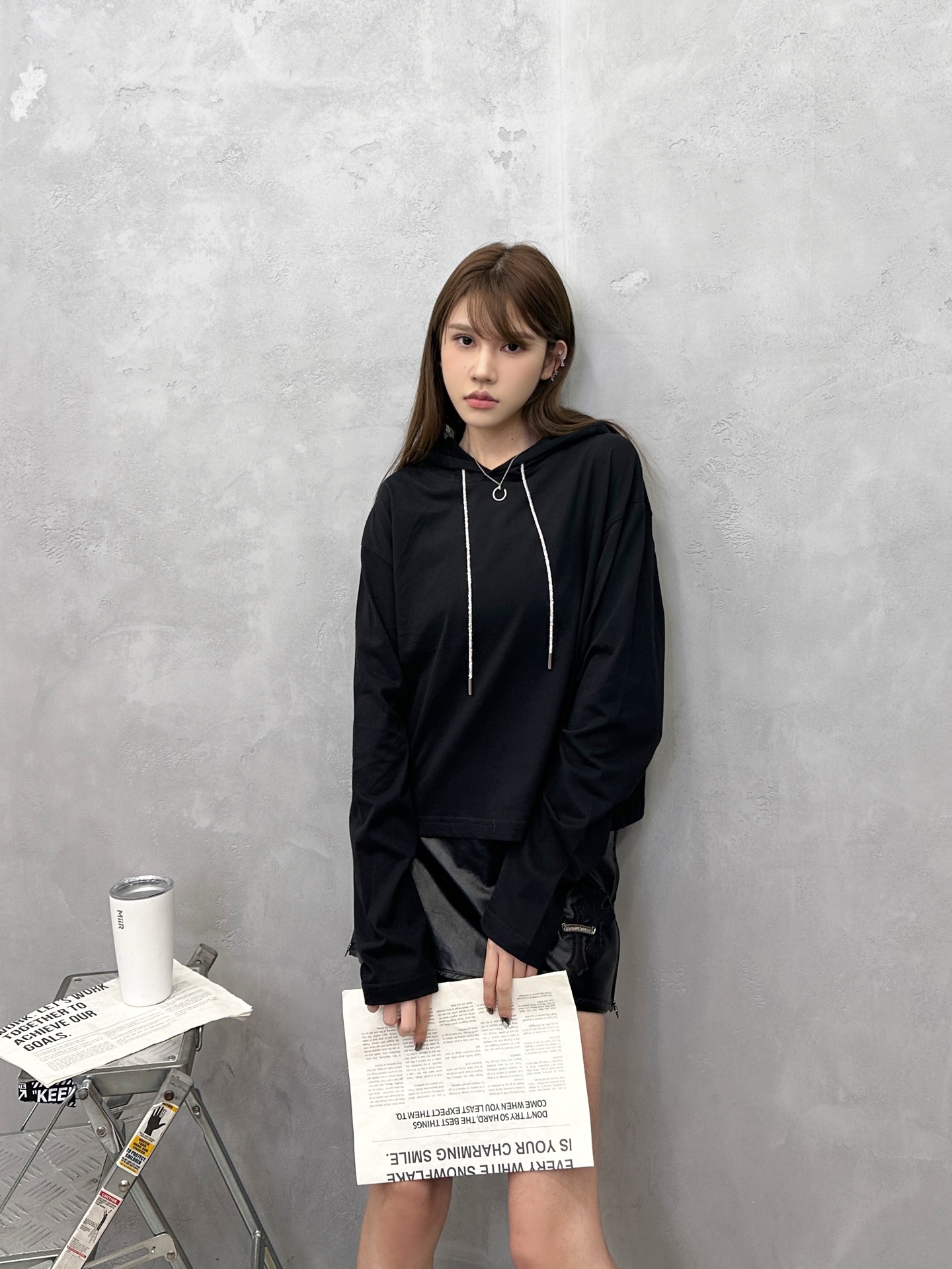 NO:740652,King | New hooded long-sleeved t-shirt, ready-made garments washed and softened, brand classic full diamond drawstring, casual and fashionable, size sml,, alexander wang, hats,19860909大王 ｜ 新款连帽长袖t,成衣洗水加软工艺,品牌经典全钻抽绳,休闲时尚,尺码sml,,alexander wang,hats,,Women's clothing