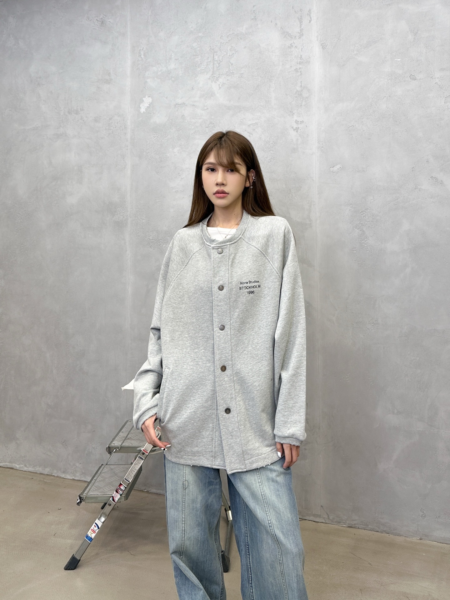 NO:747985,Acne ｜ New casual sweatshirt cardigan, ready-to-wear washed and dyed with color spraying process and classic printed logo on the front and back, same style for men and women, size sml,,acne studios,hoodie,sweatshirts,19860909Acne ｜ 新款休闲卫衣开衫,成衣洗水吊磨喷色工艺加前后经典印花标,男女同款,尺码sml,,acne studios,hoodie,sweatshirts,,Women's clothing