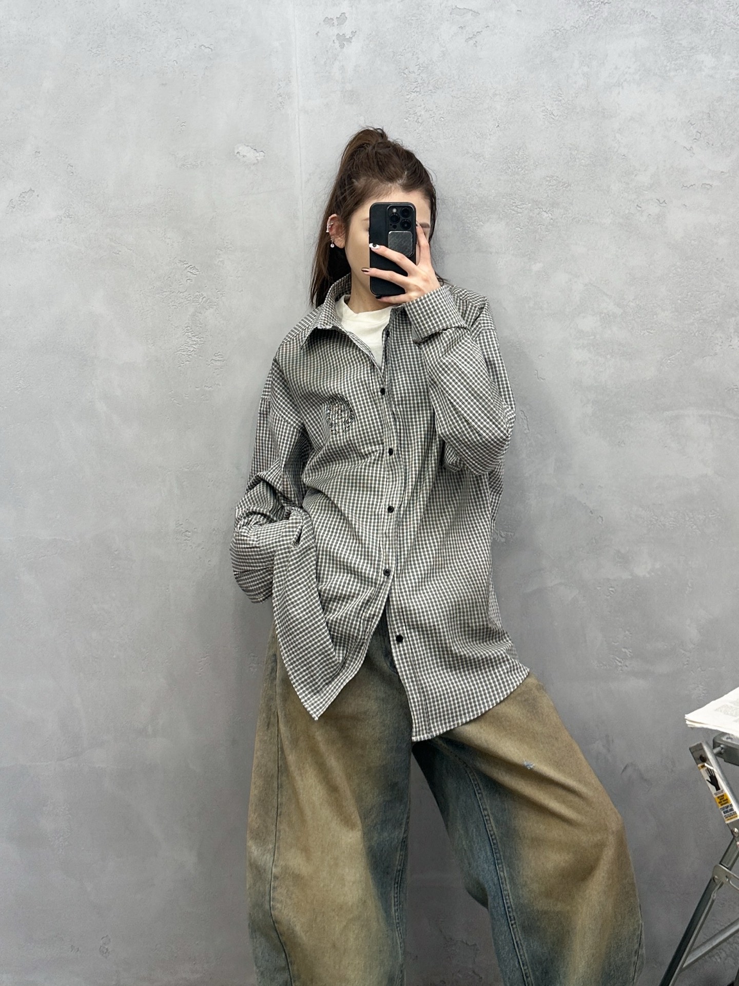 NO:748773,Chrome Hearts ｜ New casual shirt, ready-to-wear color spraying process plus front and back printing, multiple fishbone binding workmanship all over the body, casual and fashionable, same style for men and women, sizes sml,, chrome hearts,19860909克罗心 ｜ 新款休闲衬衣,成衣洗水喷色工艺加前后印花,全身多处鱼骨包边做工,休闲时尚,男女同款,尺码sml,,chrome hearts,,Women's clothing