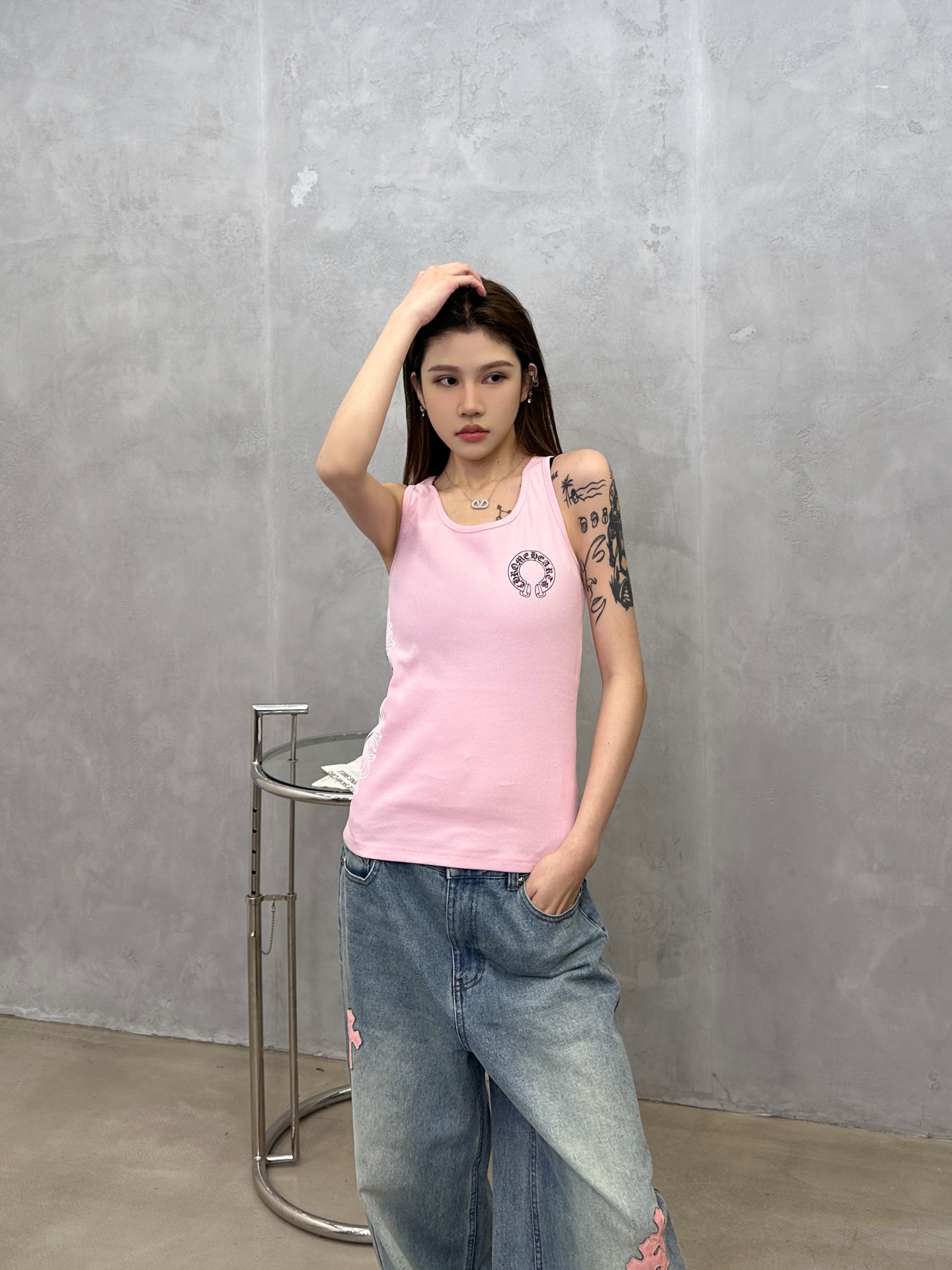 NO:790178,Chrome Hearts ｜ New casual vest, ready-made garments washed with 4 printing techniques, casual and fashionable, size sml,,chrome hearts,19860909克罗心 ｜ 新款休闲背心,成衣洗水加4处印花工艺,休闲时尚,尺码sml,,chrome hearts,,Women's clothing