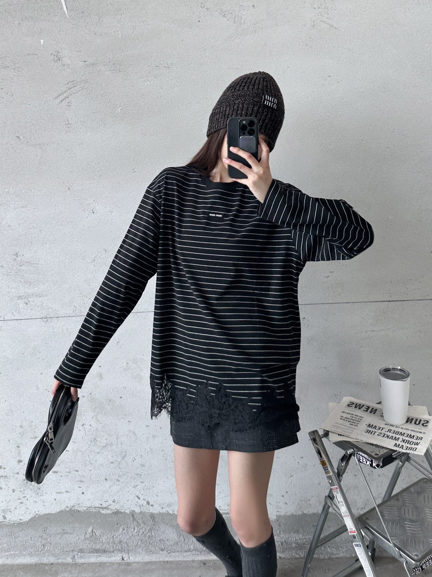 NO:793426,Acne | New long-sleeved t-shirt, brand classic embroidery logo, yarn-dyed striped casual thin fabric, handmade irregular embroidery lace splicing embroidery technology, casual fashion, size sml,,acne studios,19860909Acne ｜ 新款长袖t,品牌经典刺绣标,色织条纹休闲薄面料,手工不规则刺绣蕾丝拼接绣花工艺,休闲时尚,尺码sml,,acne studios,,Women's clothing