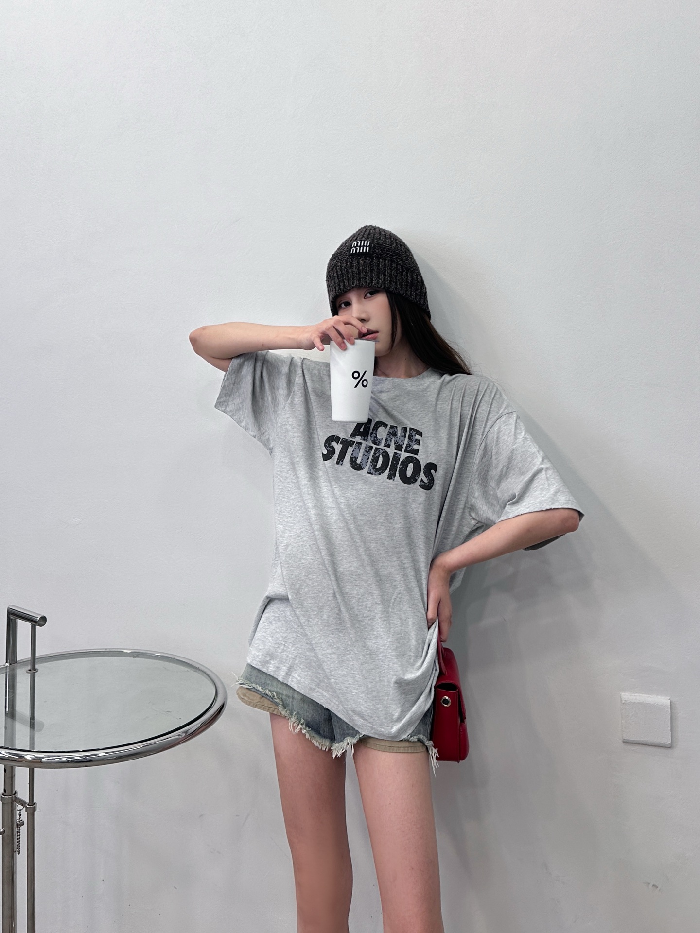 NO:797514,Acne ｜ New short-sleeved t-shirt, ready-to-wear washed, color-sprayed, and foam-printed, imported cotton and linen fabrics are super comfortable, casual and fashionable, same style for men and women, size sml,,acne studios,T-shirt,19860909Acne ｜ 新款短袖t,成衣洗水喷色吊磨加发泡印花工艺,进口棉麻面料舒适感超强,休闲时尚,男女同款,尺码sml,,acne studios,T-shirt,,Women's clothing