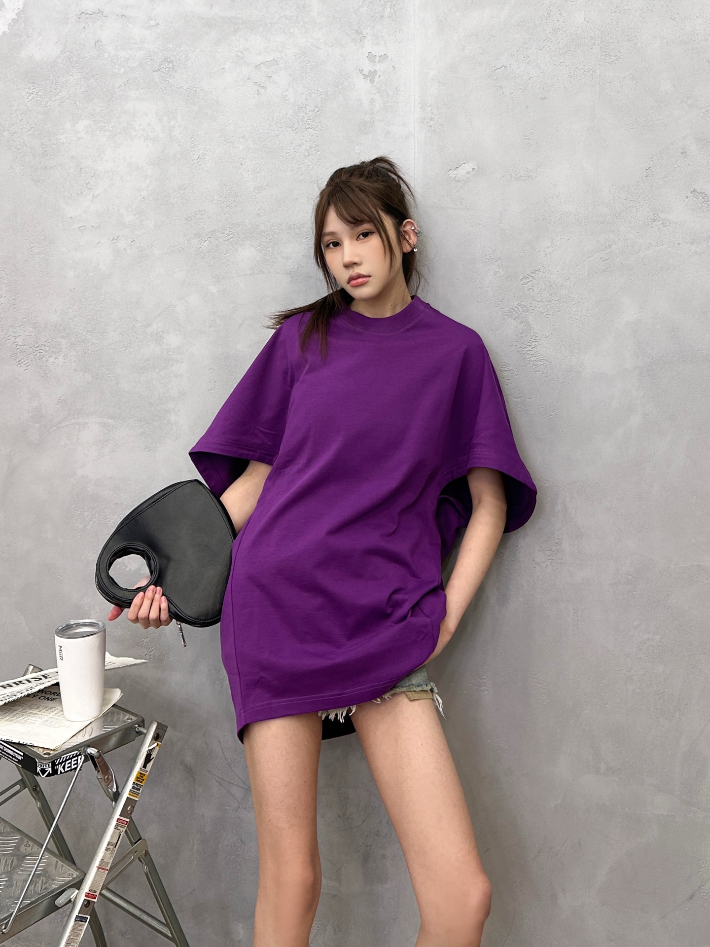 NO:799807,Paris ｜ New short-sleeved, garment-washed embroidery technology, special shaped styles, casual fashion, size sml,, T-shirt,19860909巴黎 ｜ 新款短袖,成衣洗水刺绣工艺,特殊异形款式,休闲时尚,尺码sml,,T-shirt,,Women's clothing