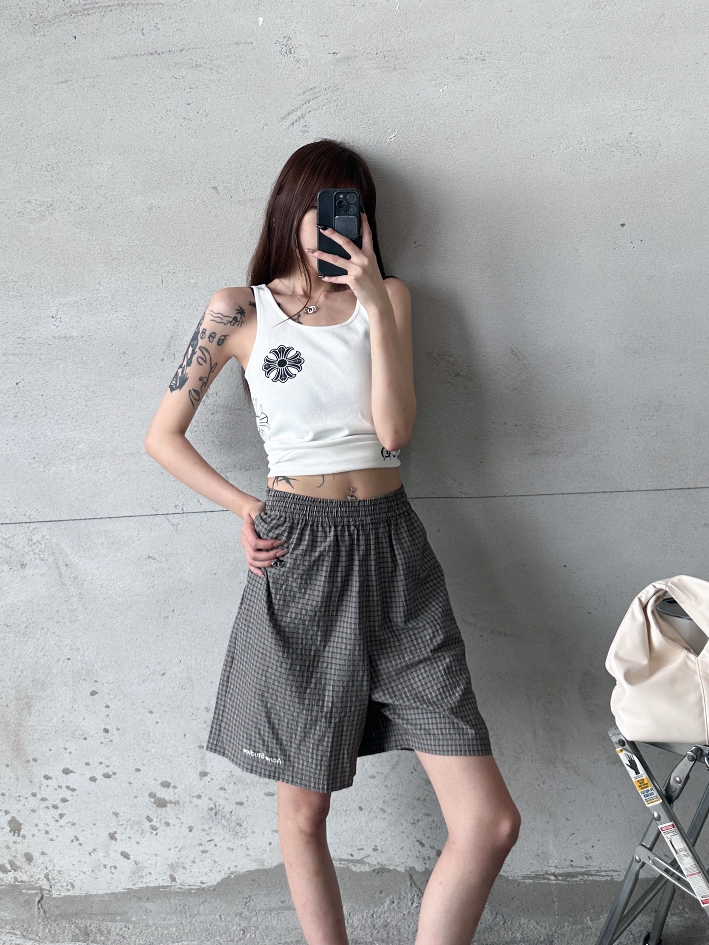 NO:804831,Acne | New casual shorts, brand classic printed logo, custom-woven yarn-dyed plaid fabric, same style for men and women, size sml,,acne studios,shorts,19860909Acne ｜ 新款休闲短裤,品牌经典印花标,定织色织格纹面料,男女同款,尺码sml,,acne studios,shorts,,Women's clothing
