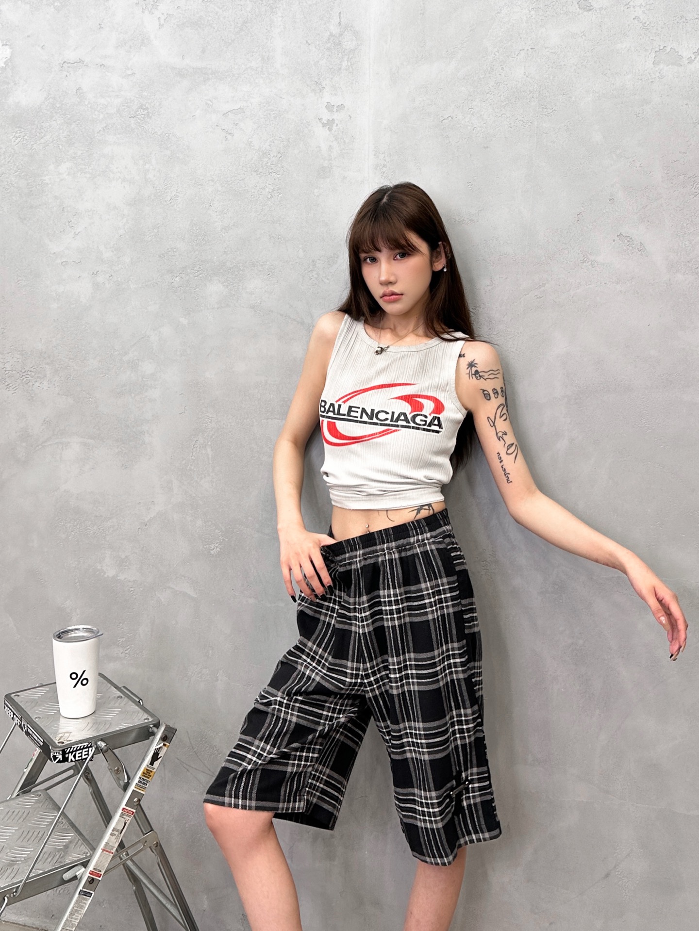 NO:823134,Chrome Hearts | New casual shorts, ready-made washed hand-cut leather cross marks, brand-dyed cotton plaid fabric, casual fashion, same style for men and women, size sml,, chrome hearts, shorts,19860909克罗心 ｜ 新款休闲短裤,成衣洗水手工切皮十字标,品牌色织全棉格纹面料,休闲时尚,男女同款,尺码sml,,chrome hearts,shorts,,Women's clothing