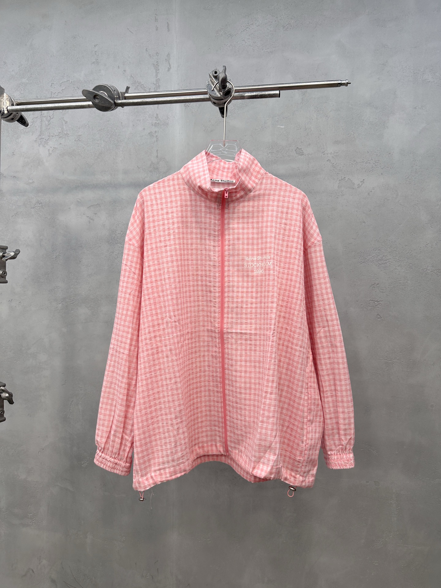 NO:891308,Acne | New cardigan jacket, classic printed logo on the front and back, light cotton yarn-dyed plaid fabric, fashionable and casual, size sml,,acne studios,jackets & coats,19860909Acne ｜ 新款开衫外套,前后经典印花标,轻薄全棉色织格纹面料,时尚休闲,尺码sml,,acne studios,jackets & coats,,Women's clothing