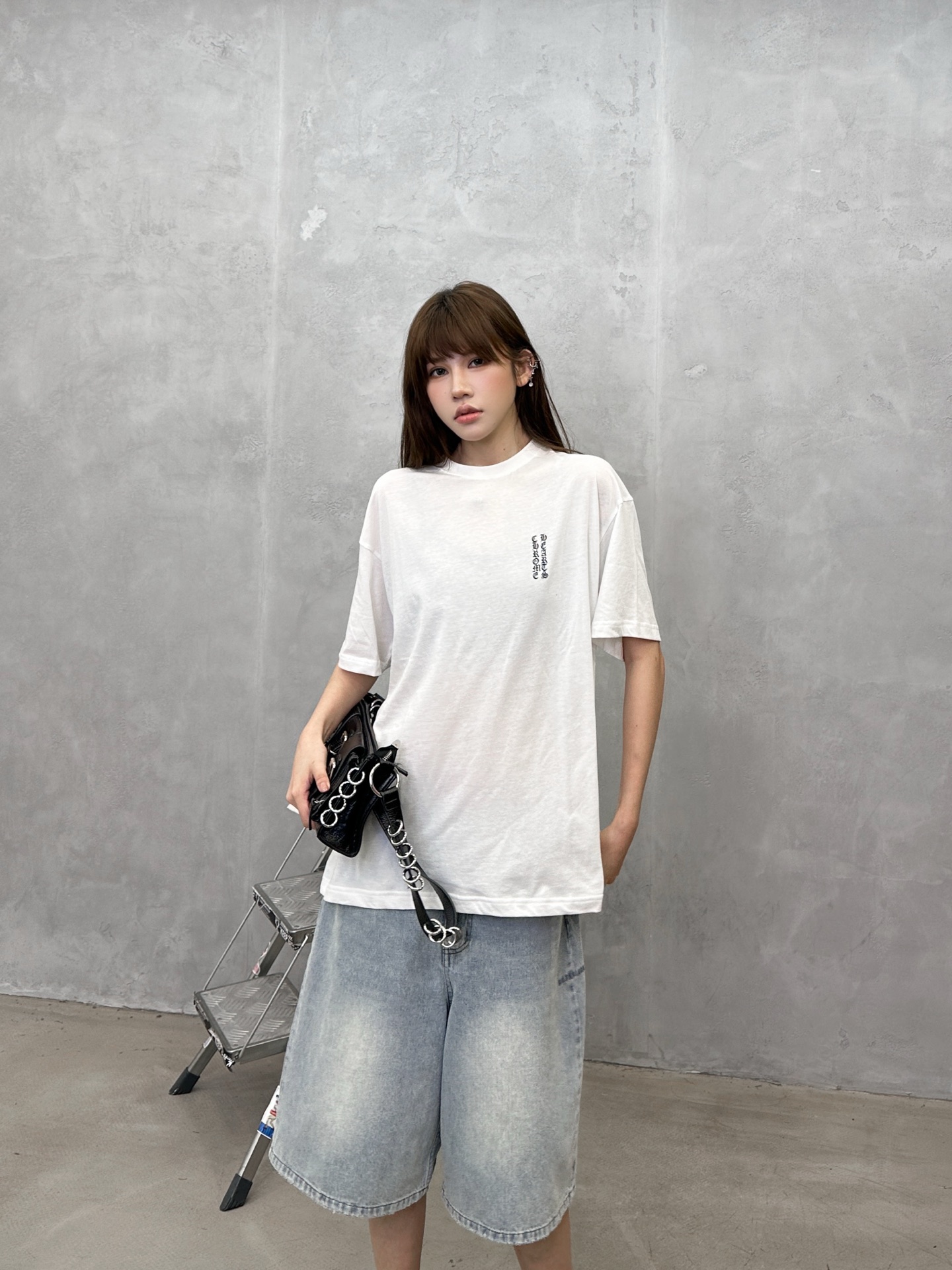 NO:893479,Chrome Hearts | New short-sleeved T-shirt, ready-to-wear washed and multi-printed, casual and fashionable, same style for men and women, size sml,, chrome hearts, T-shirt,19860909克罗心 ｜ 新款短袖t,成衣洗水加多处印花工艺,休闲时尚,男女同款,尺码sml,,chrome hearts,T-shirt,,Women's clothing