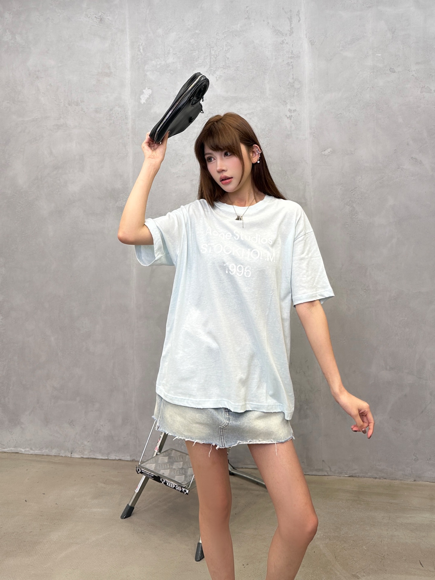 NO:910638,Acne ｜ New short-sleeved t-shirt, ready-to-wear washed and color-printed hanging sanding process, imported linen cotton fabric, fashionable and casual, size sml,,acne studios,T-shirt,19860909Acne ｜ 新款短袖t,成衣洗水喷色印花吊磨工艺,进口亚麻棉面料,时尚休闲,尺码sml,,acne studios,T-shirt,,Women's clothing