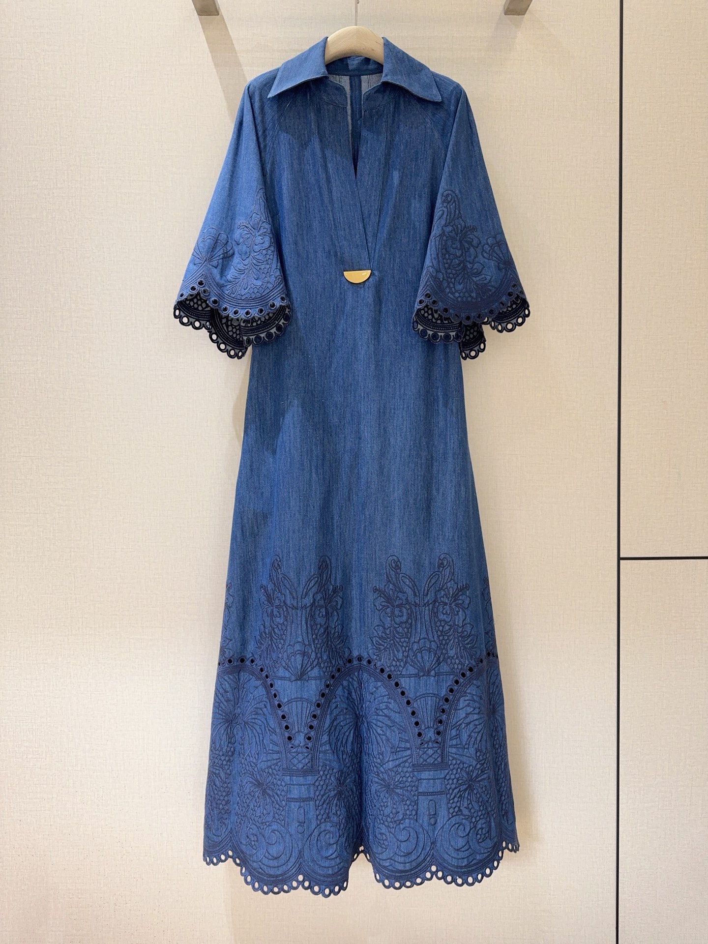 “ZIMMERMANN Cowboy Dress Single Female Suit Embroidery Details” - 图片 3