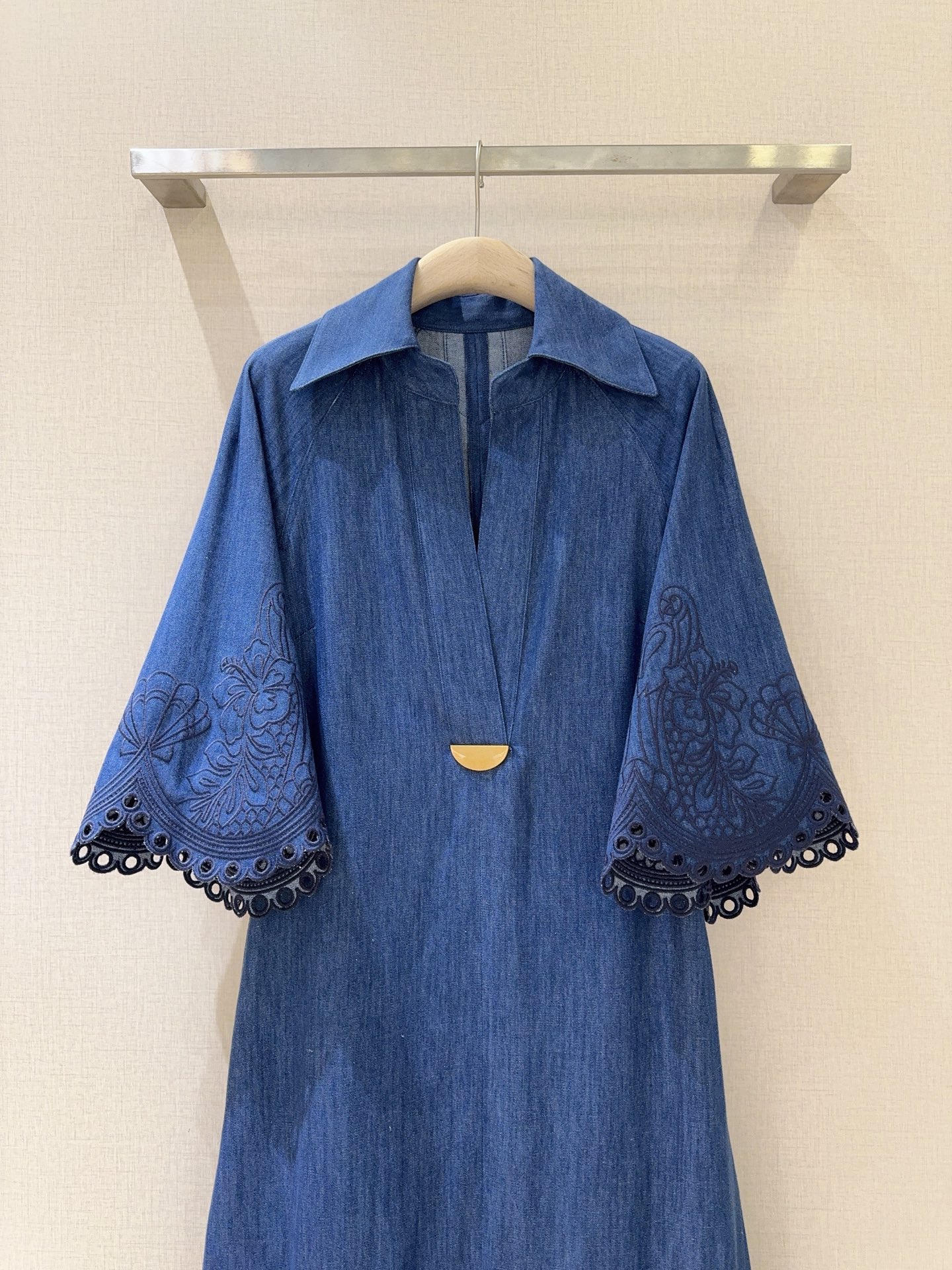 “ZIMMERMANN Cowboy Dress Single Female Suit Embroidery Details” - 图片 2