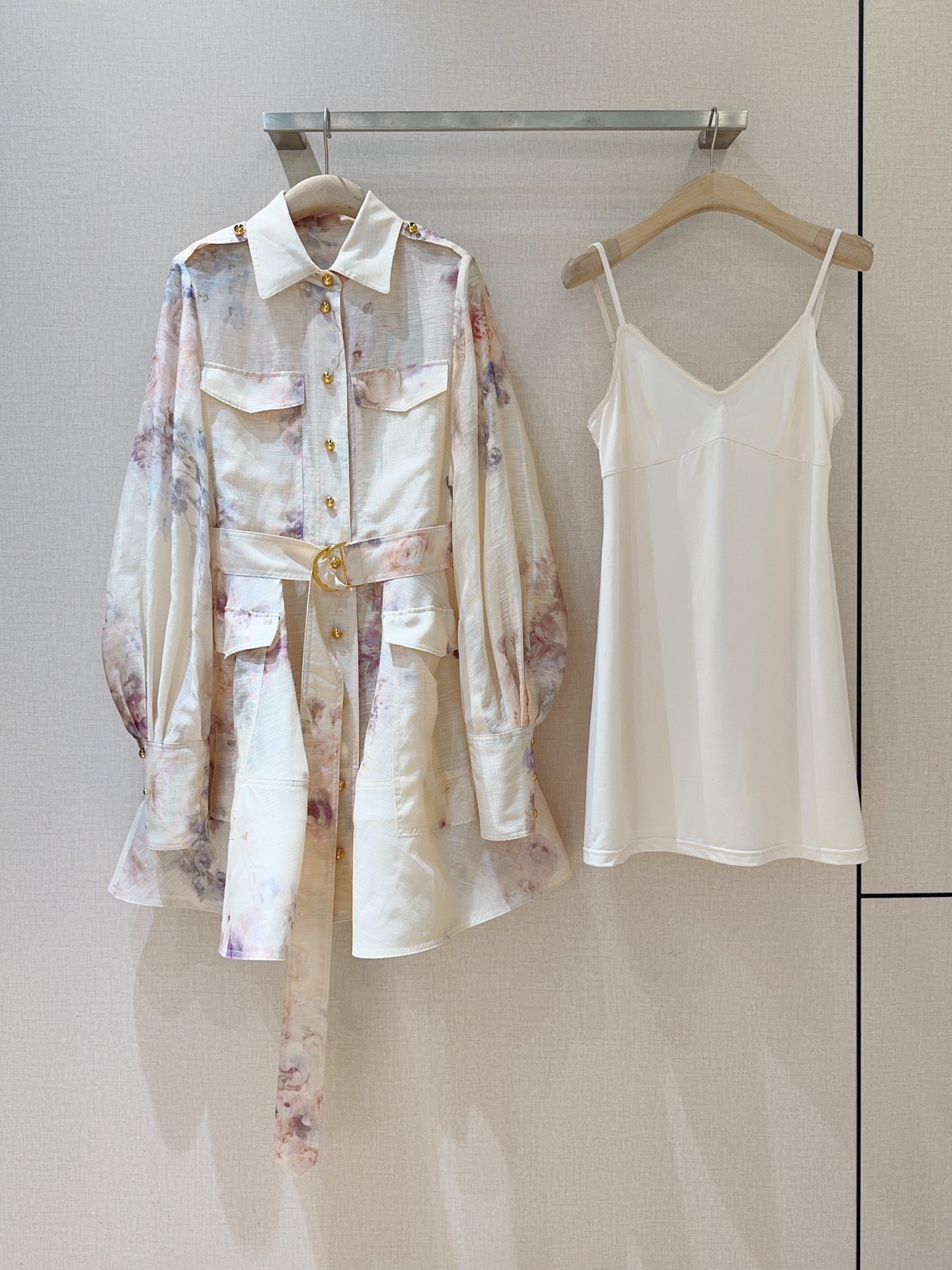 Zimmermann Floral Print Silk Linen Shirt Dress with Detachable Belt 9 i1757047579770 7695 0 7