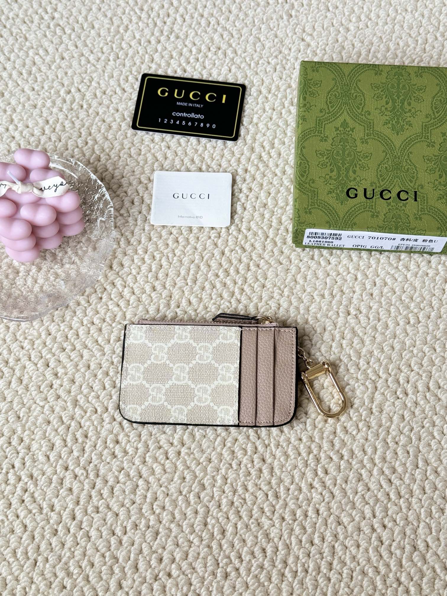 Gucci Key Ring Card Case - Comprehensive 3