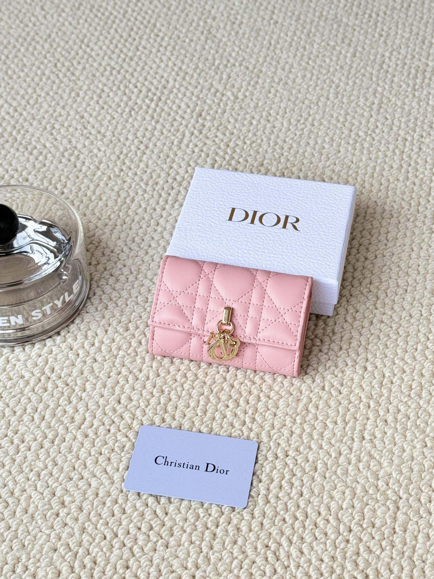 Dior Wallet Buy Sell
 Pink Sheepskin